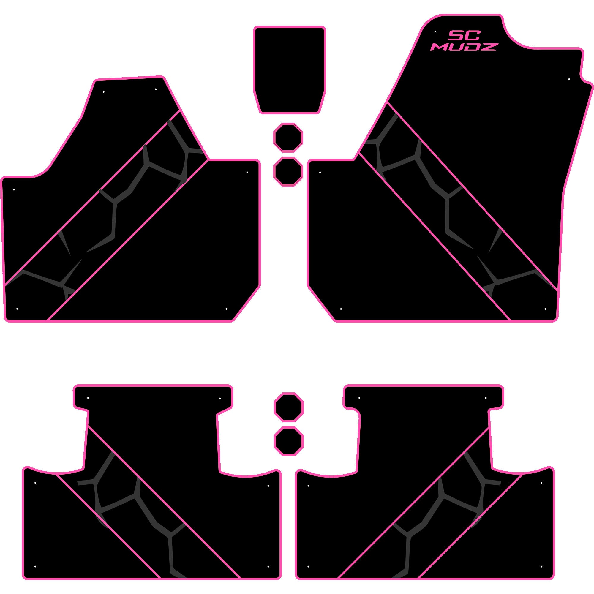 Can-Am Maverick X3 - 4 Seat Floor Mats - OEM