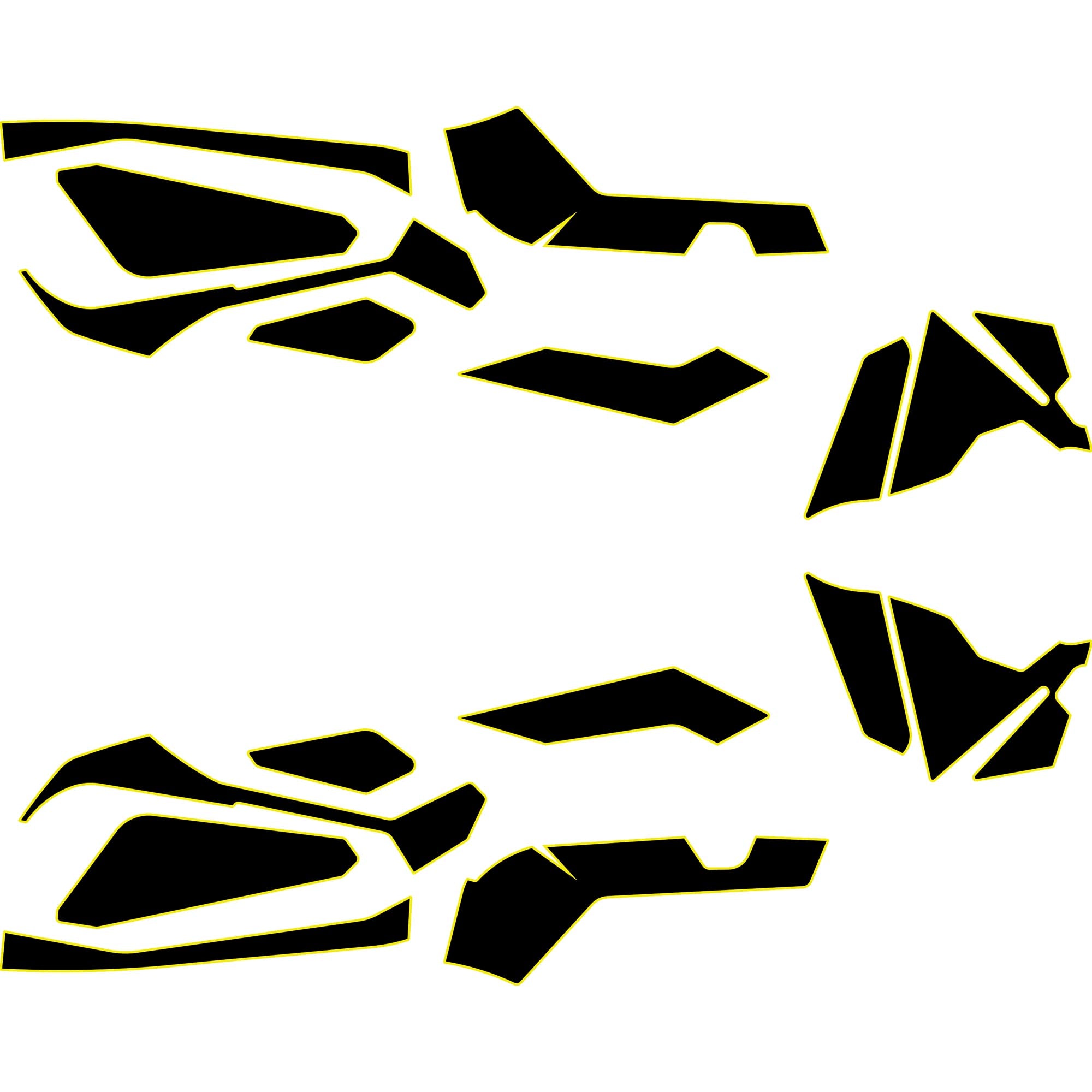 2023-2025 Can-Am Maverick R - 2 Seat Door Liners & Dash Kit - OEM