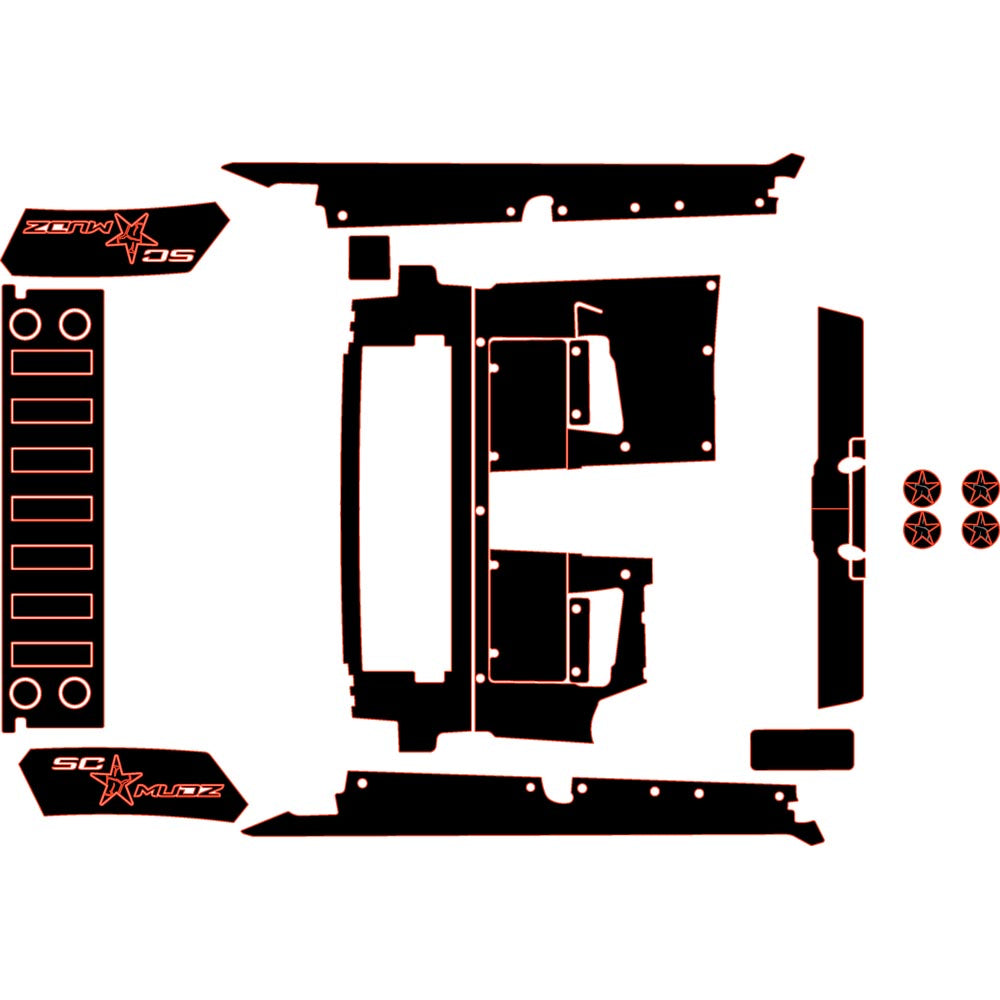Speed UTV El Jefe - 4 Seat Accessory Kit - OEM