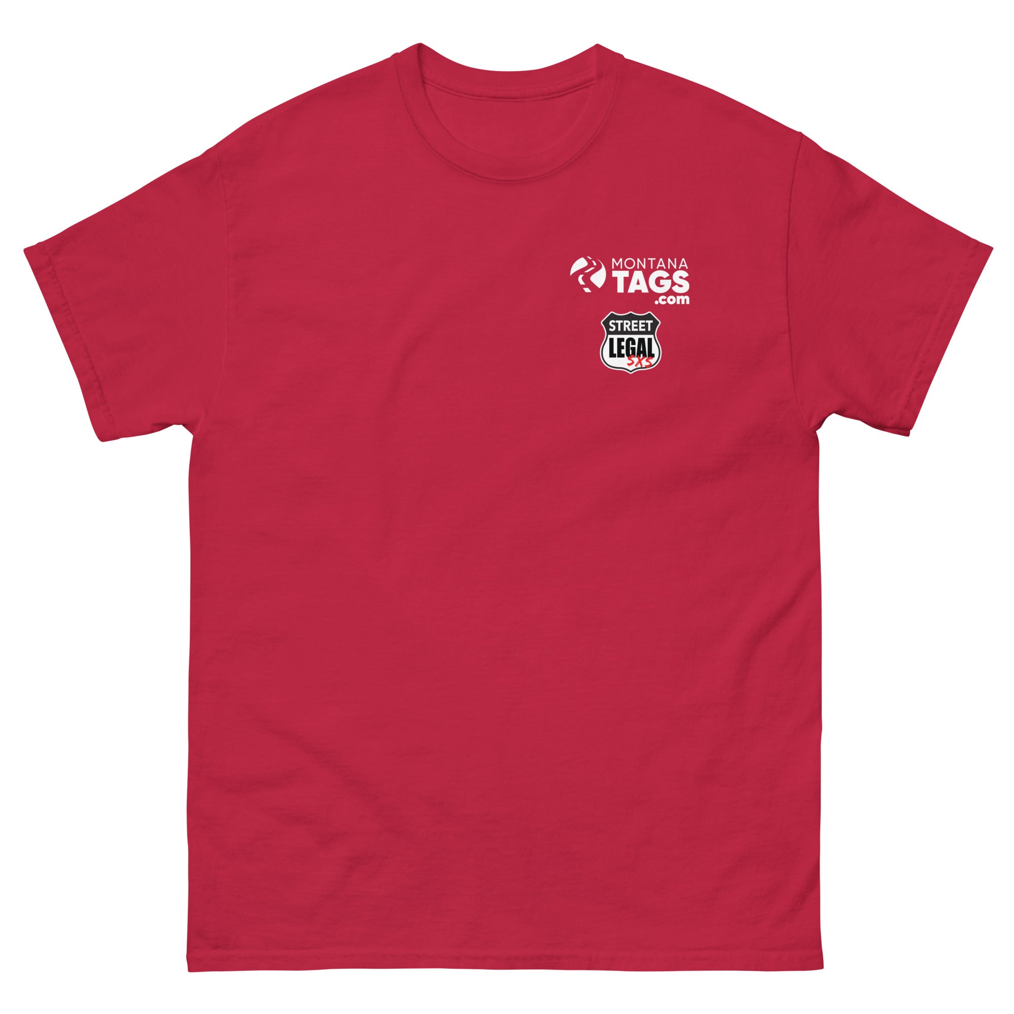 Montana Tags / Street Legal SXS - Chest Print - T-Shirt