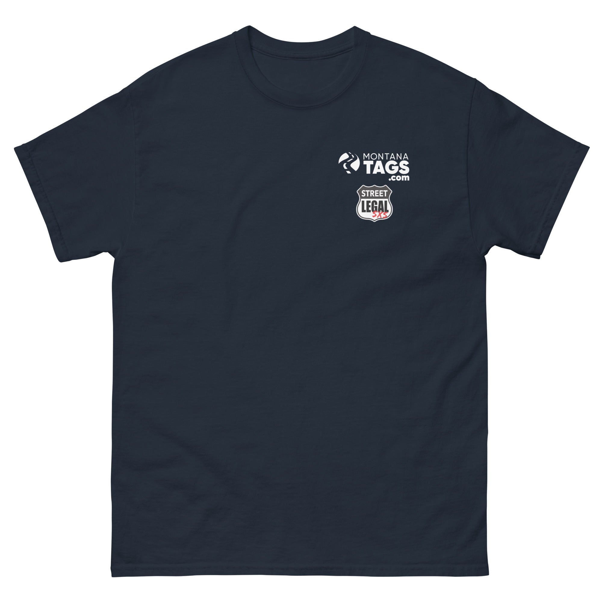 Montana Tags / Street Legal SXS - Chest Print - T-Shirt