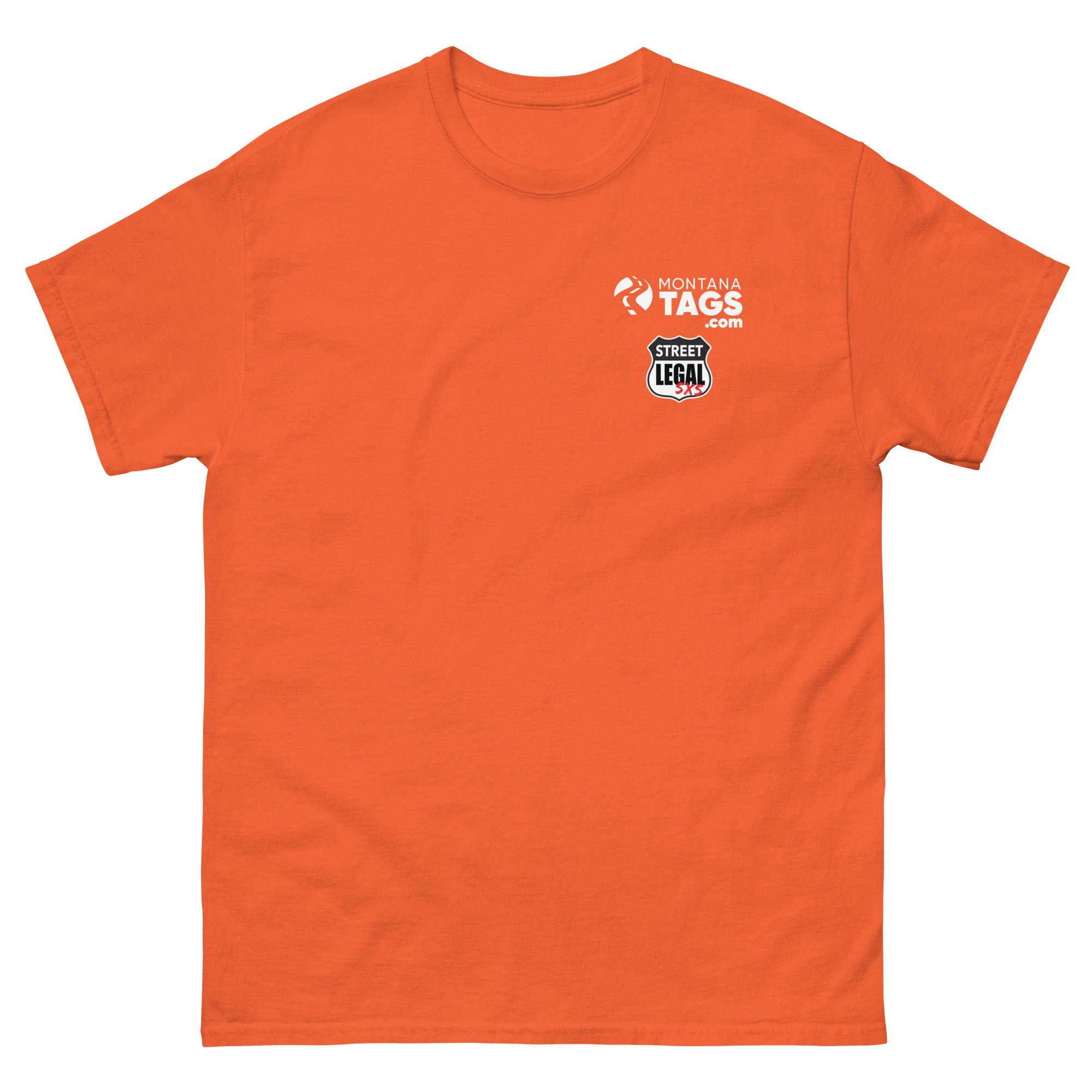 Montana Tags / Street Legal SXS - Chest Print - T-Shirt