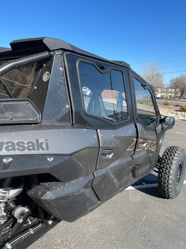 KAWASAKI Teryx KRX 1000 4-SEAT Cab Enclosure "THE VAULT" Upper Side Doors & Panels (Patent Pending)