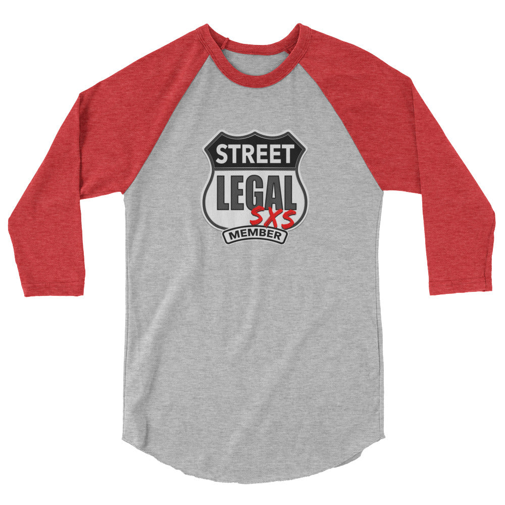 Street Legal SXS - Member Badge - 3/4 Sleeve Shirt