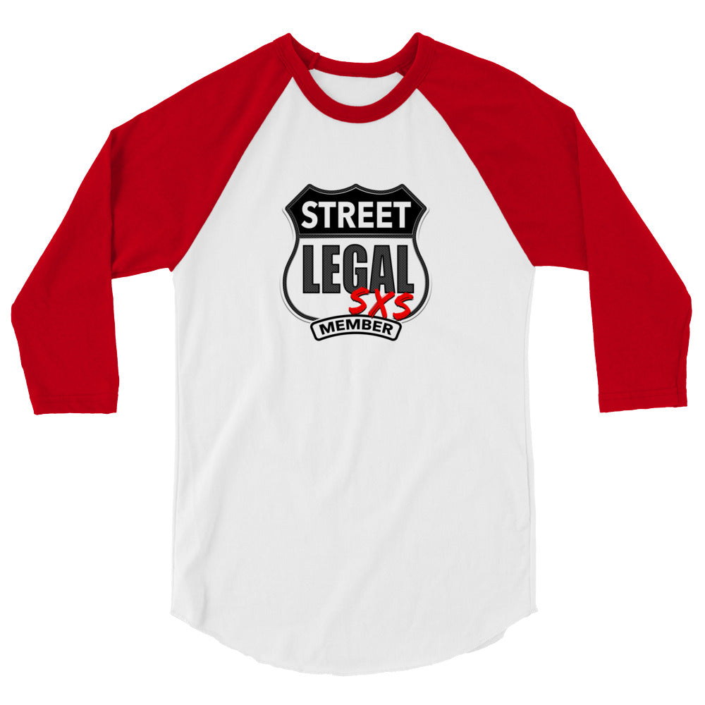 Street Legal SXS - Member Badge - 3/4 Sleeve Shirt