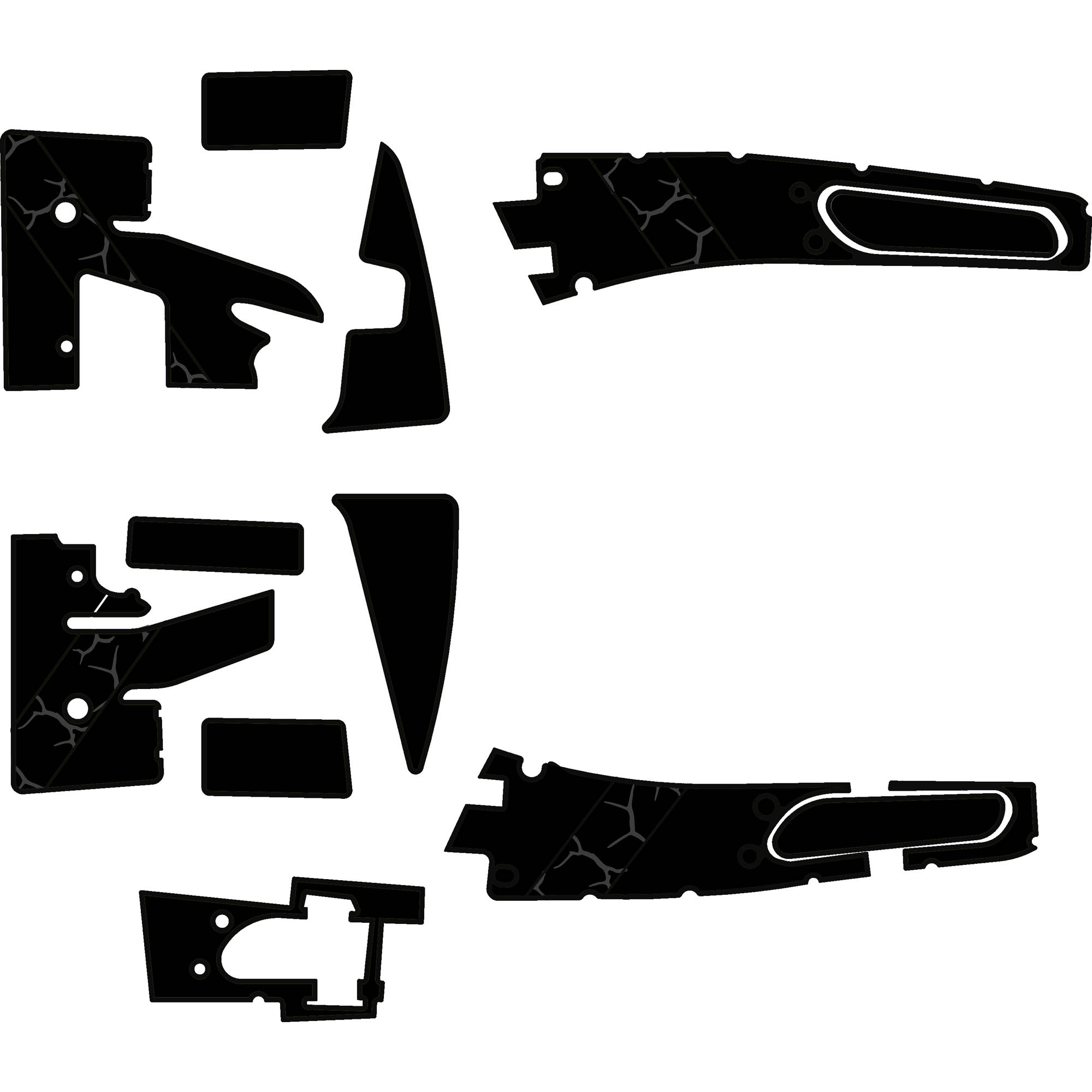 Segway Villian SX 10X, SX10E, and SX 10WX - 2 Seat Full Kit - OEM