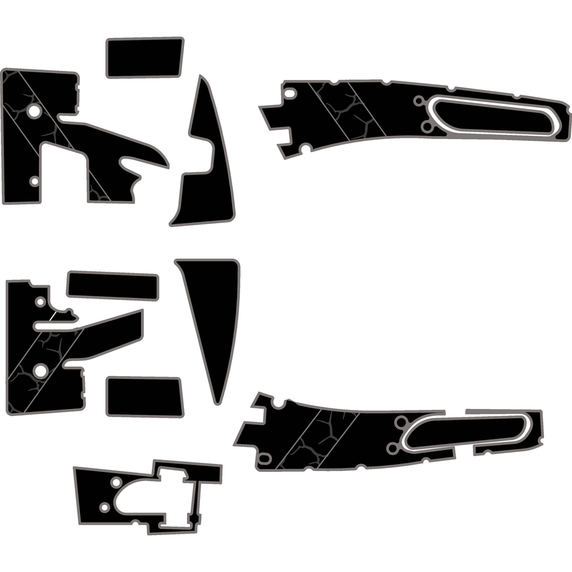 Segway Villian SX 10X, SX10E, and SX 10WX - 2 Seat Full Kit - OEM