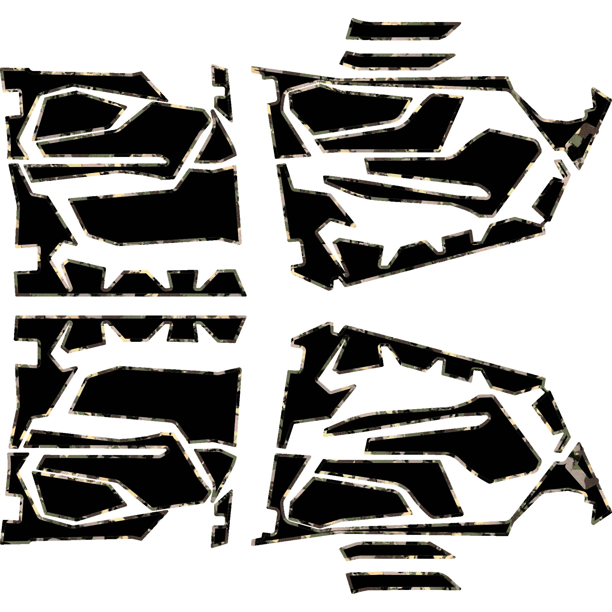 2025 Polaris RZR Pro R - 4 Seat Door Liners - OEM without Door Bags