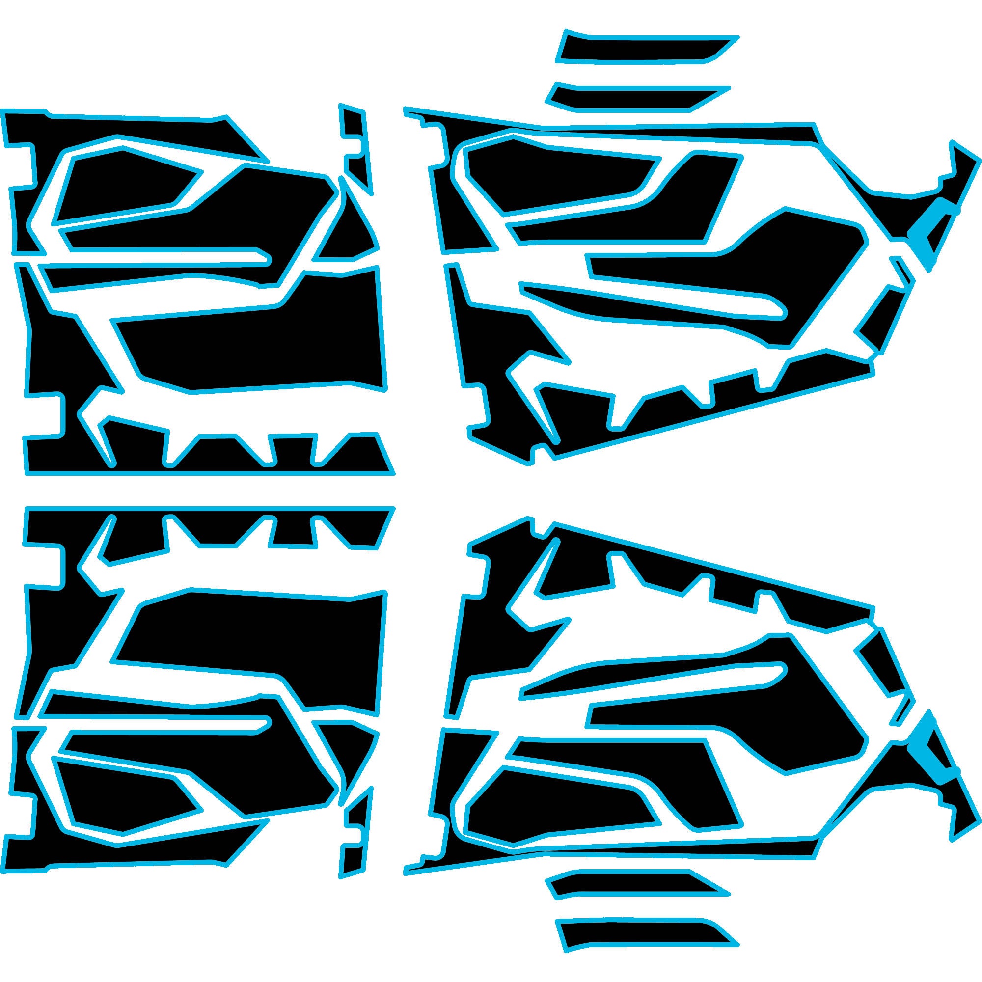 2025 Polaris RZR Pro R - 4 Seat Door Liners - OEM without Door Bags