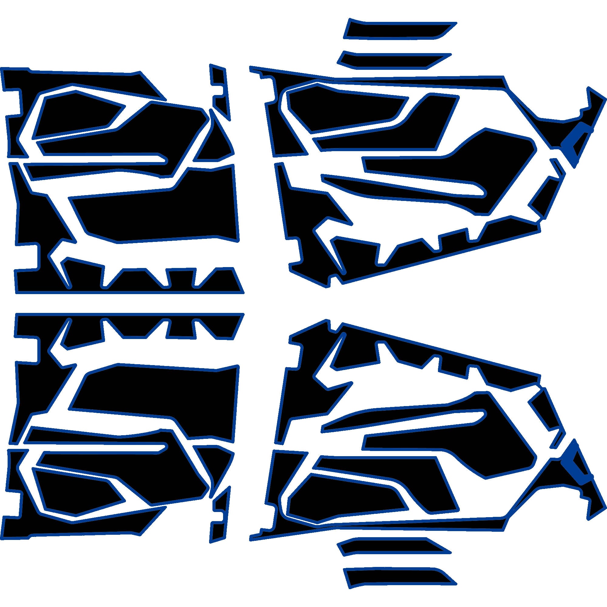 2025 Polaris RZR Pro R - 4 Seat Door Liners - OEM without Door Bags