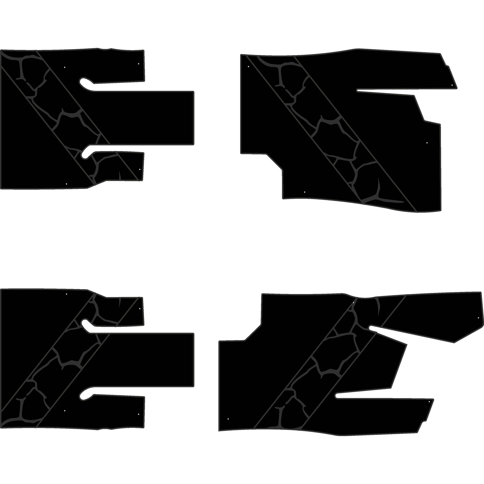 Can-Am Maverick Sport - 4 Seat Floor Mats - OEM