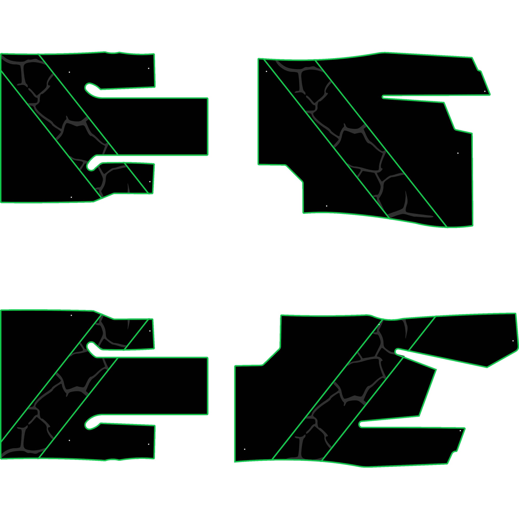 Can-Am Maverick Sport - 4 Seat Floor Mats - OEM