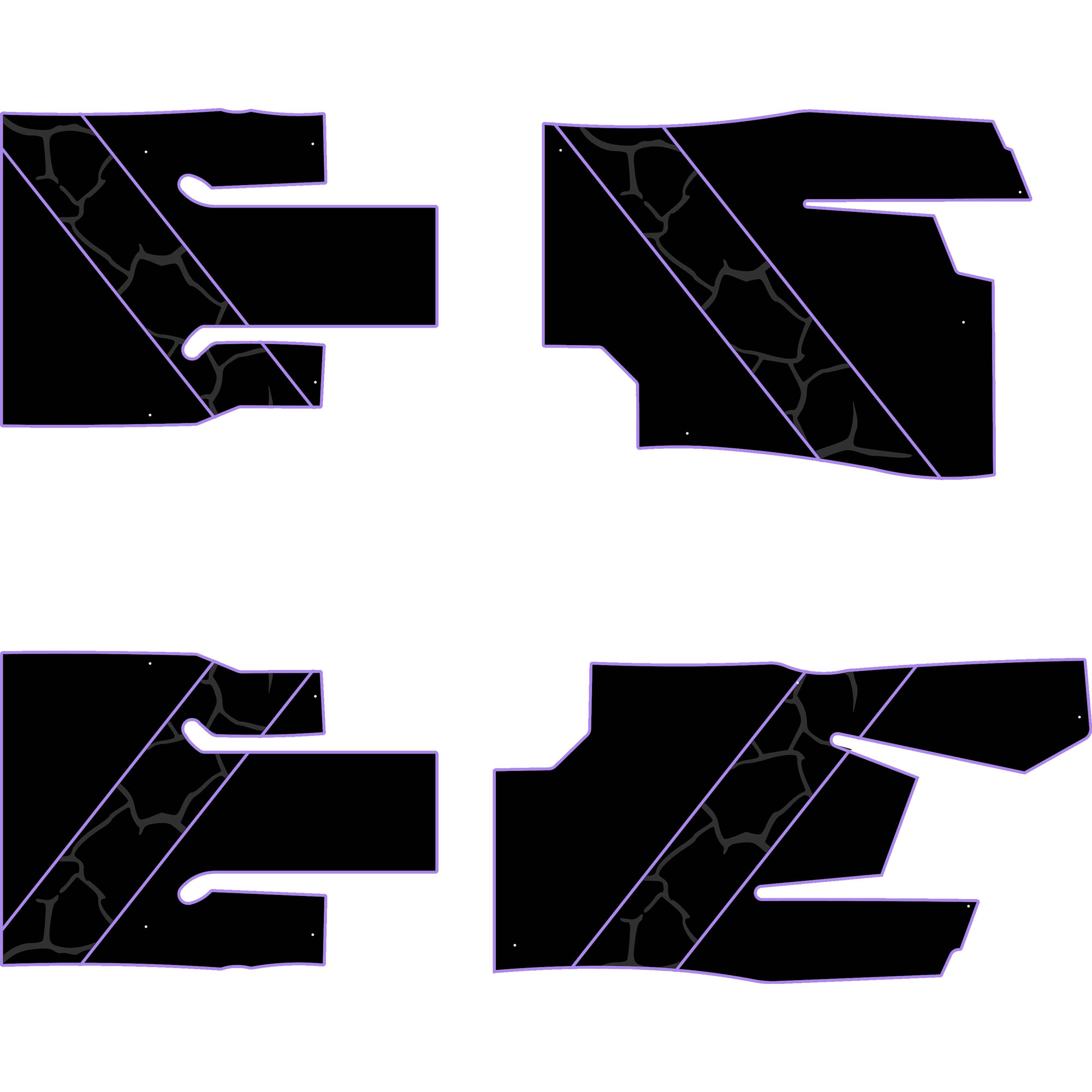 Can-Am Maverick Sport - 4 Seat Floor Mats - OEM