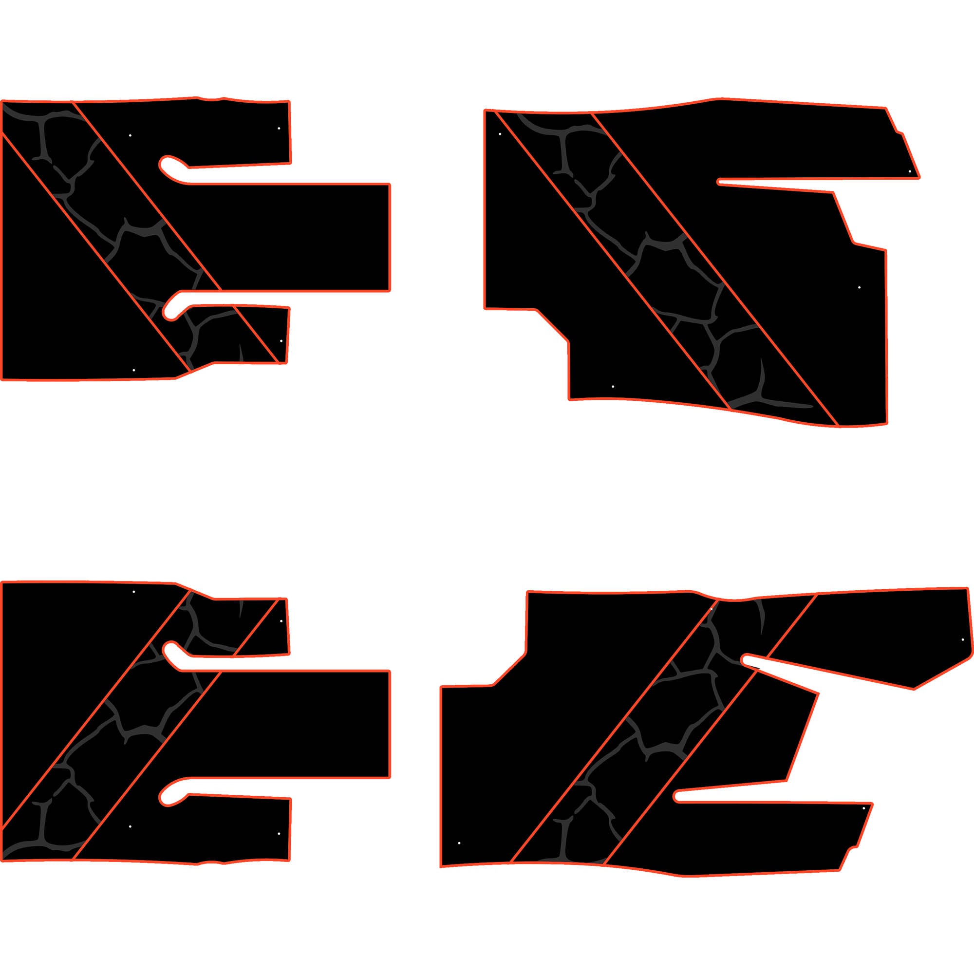 Can-Am Maverick Sport - 4 Seat Floor Mats - OEM