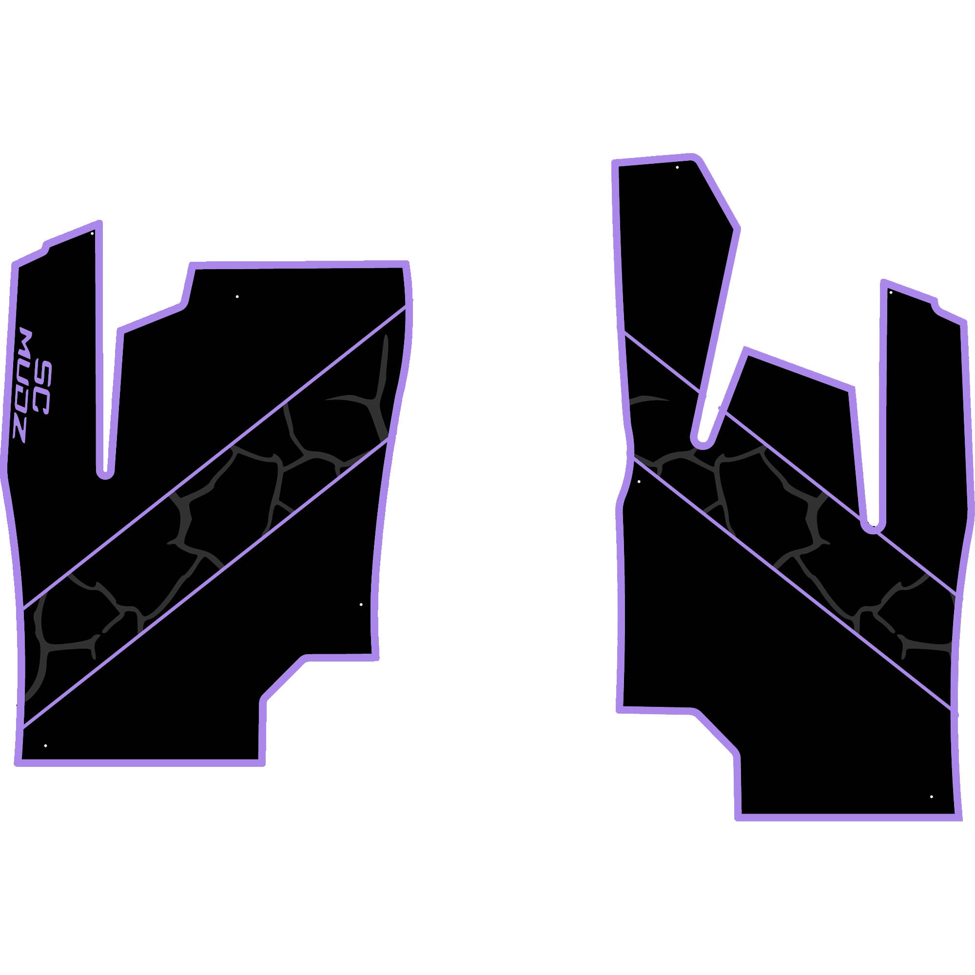 Can-Am Maverick Sport - 2 Seat Floor Mats - OEM