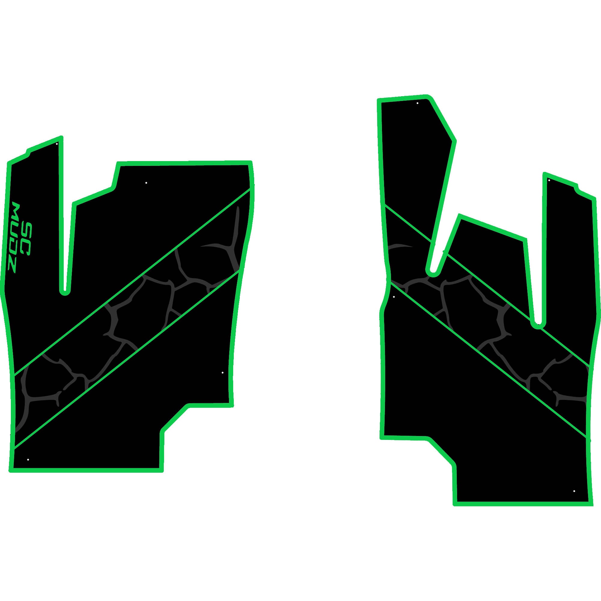 Can-Am Maverick Sport - 2 Seat Floor Mats - OEM