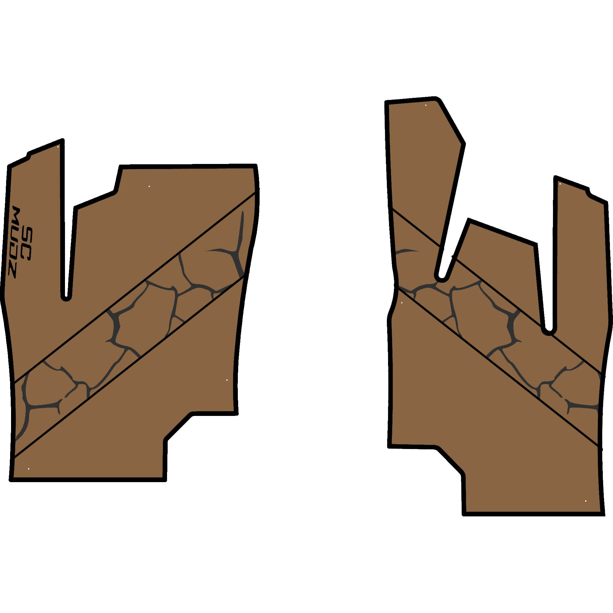 Can-Am Maverick Sport - 2 Seat Floor Mats - OEM