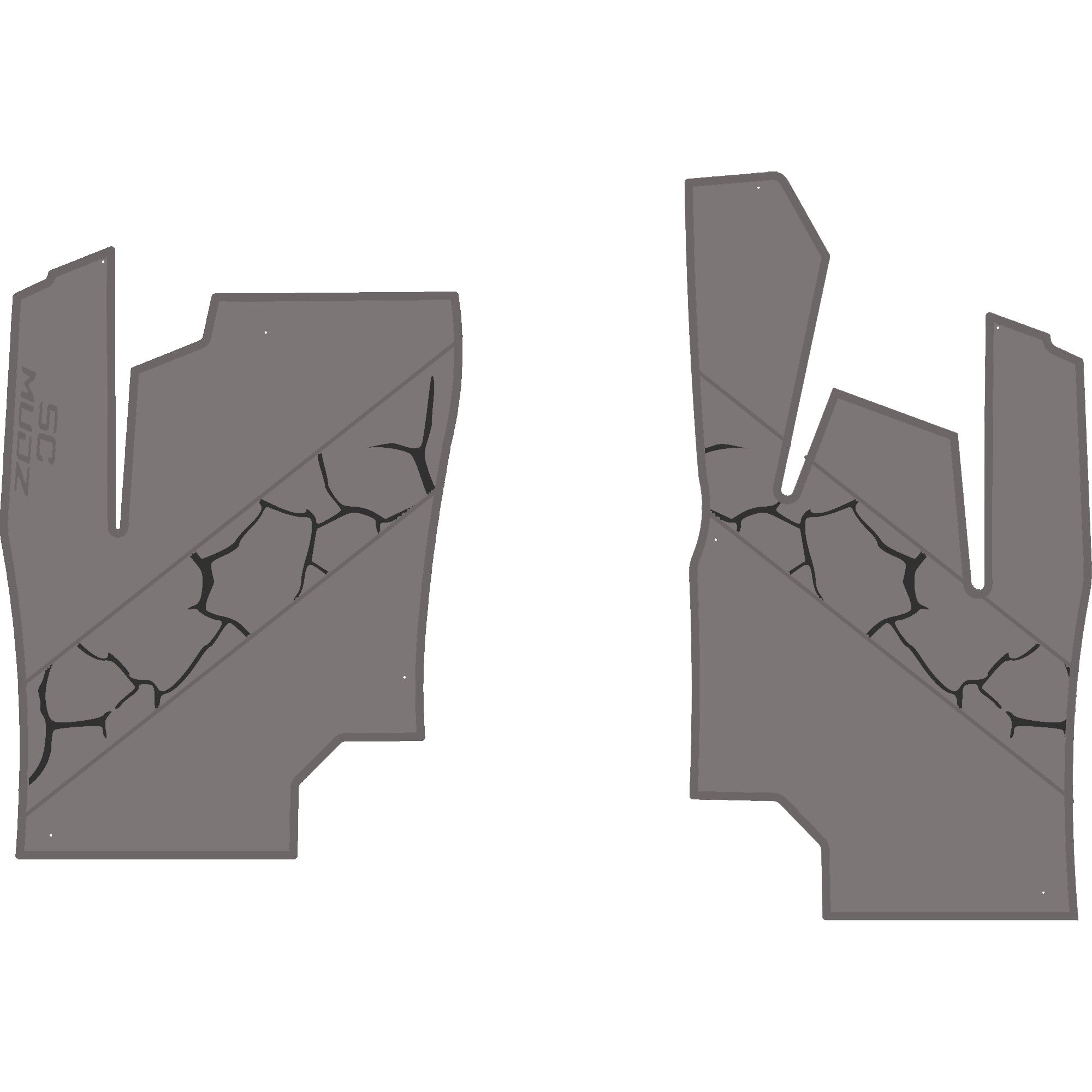 Can-Am Maverick Sport - 2 Seat Floor Mats - OEM