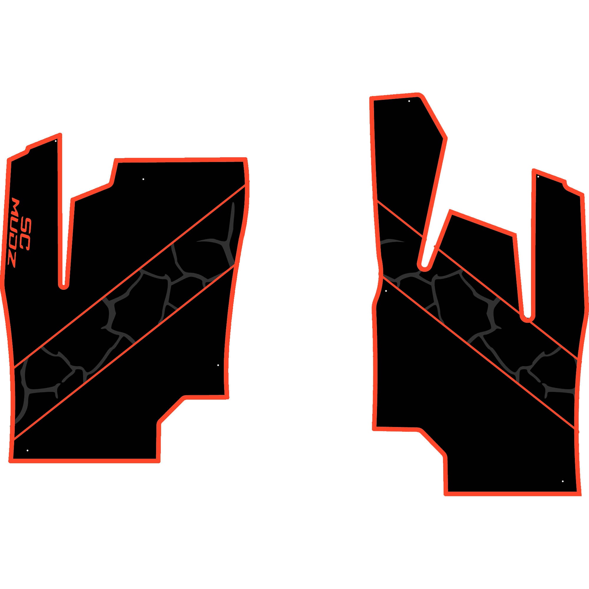 Can-Am Maverick Sport - 2 Seat Floor Mats - OEM