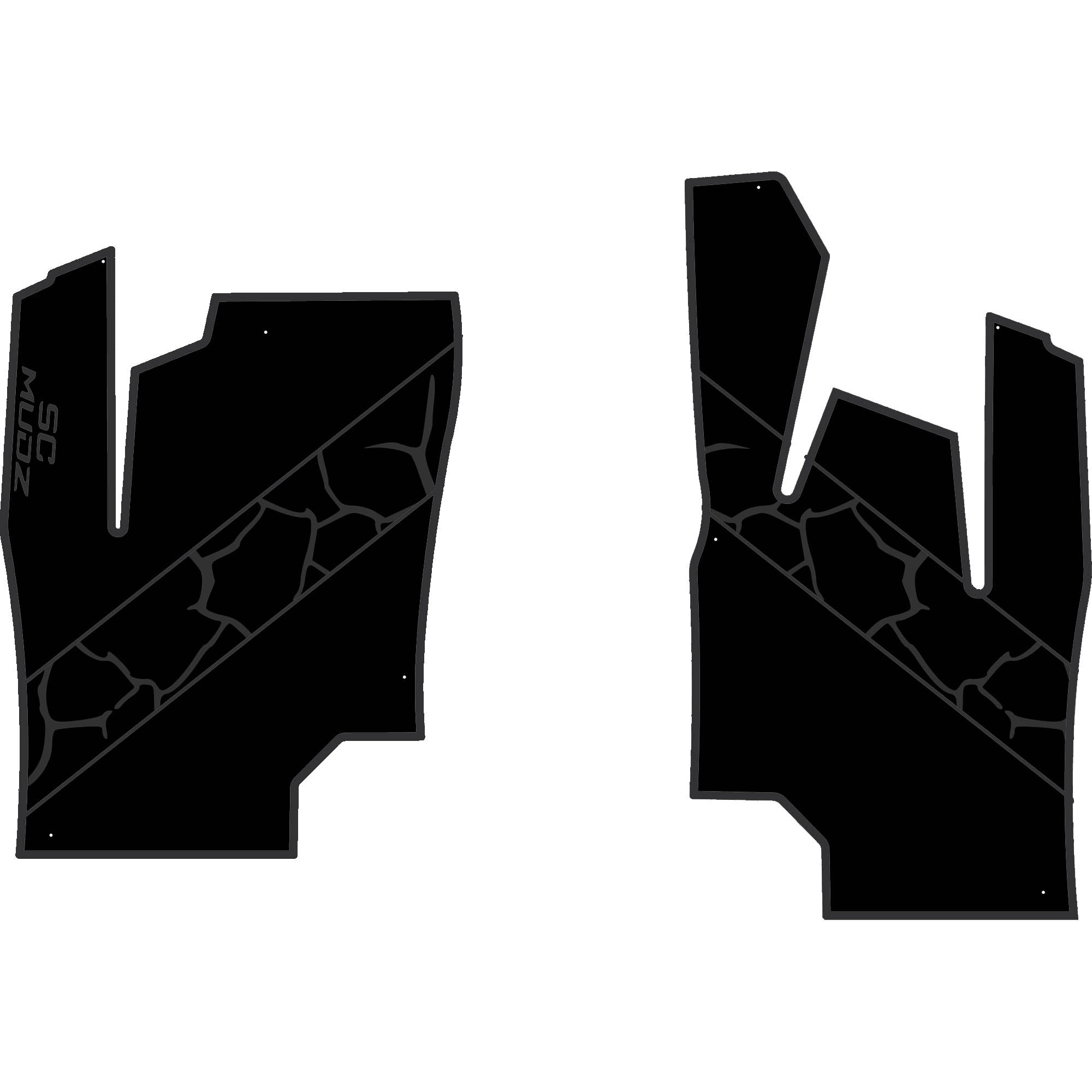 Can-Am Commander - 2 Seat Floor Mats - OEM