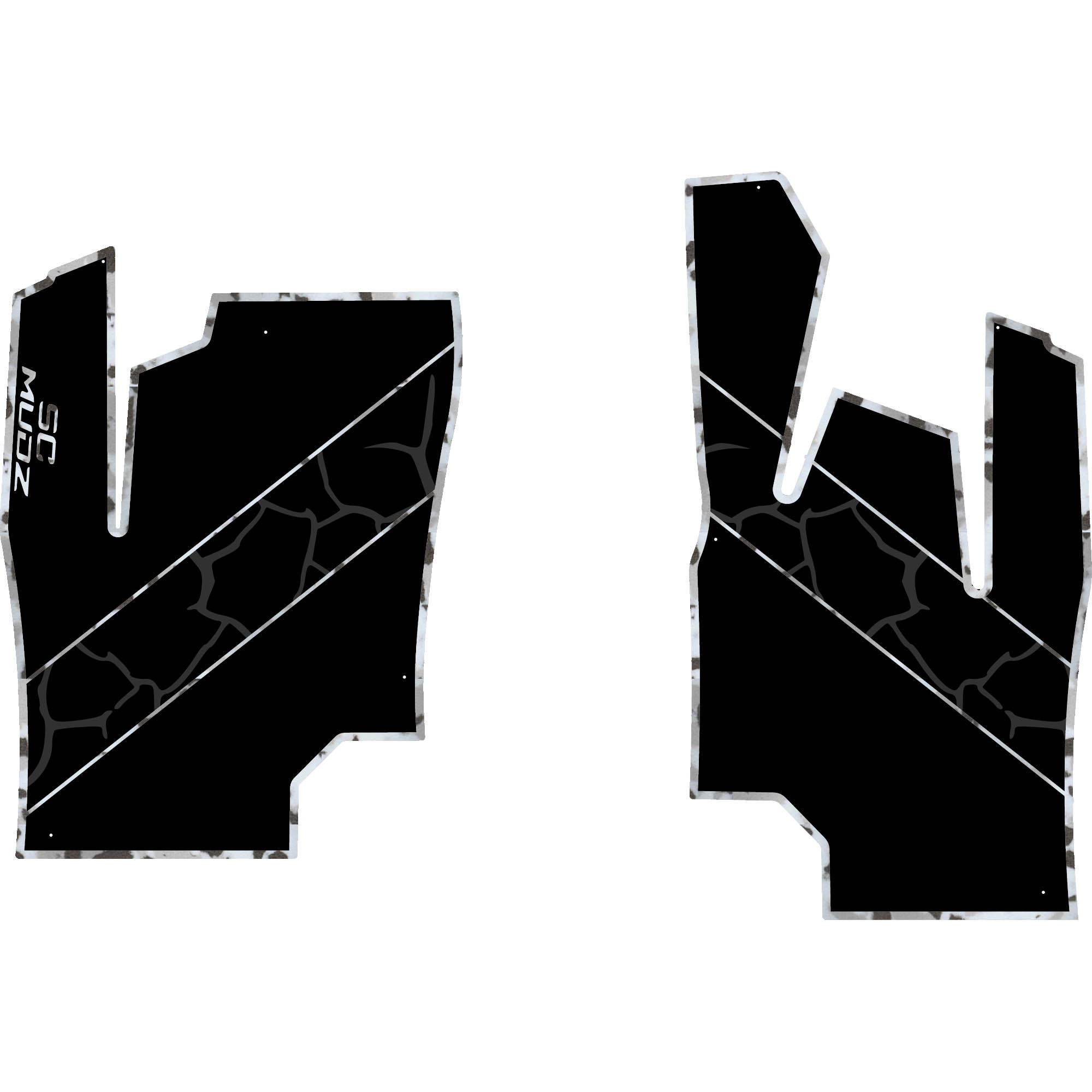 Can-Am Commander - 2 Seat Floor Mats - OEM