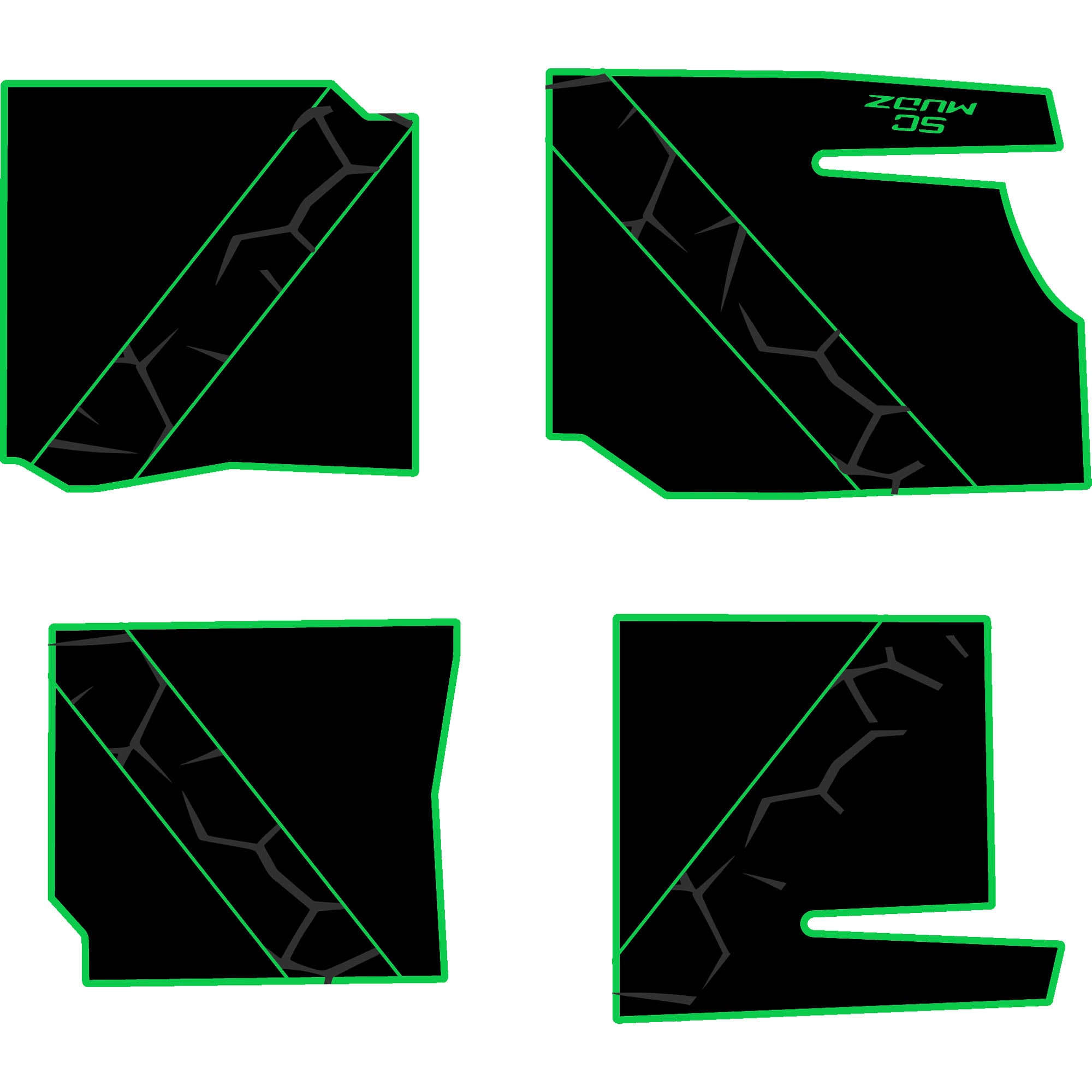 Polaris General - 4 Seat Floor Mats - OEM