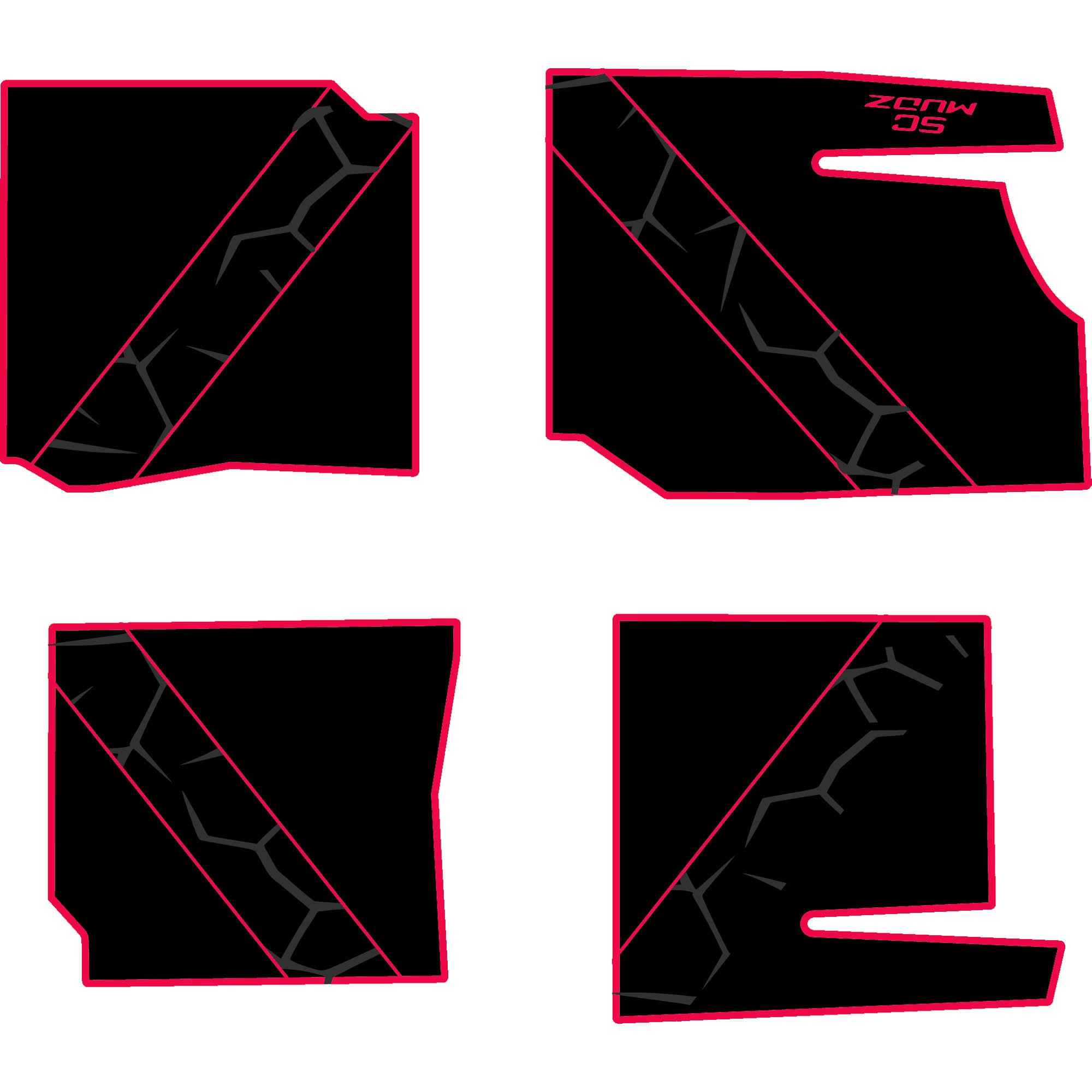 Polaris General - 4 Seat Floor Mats - OEM