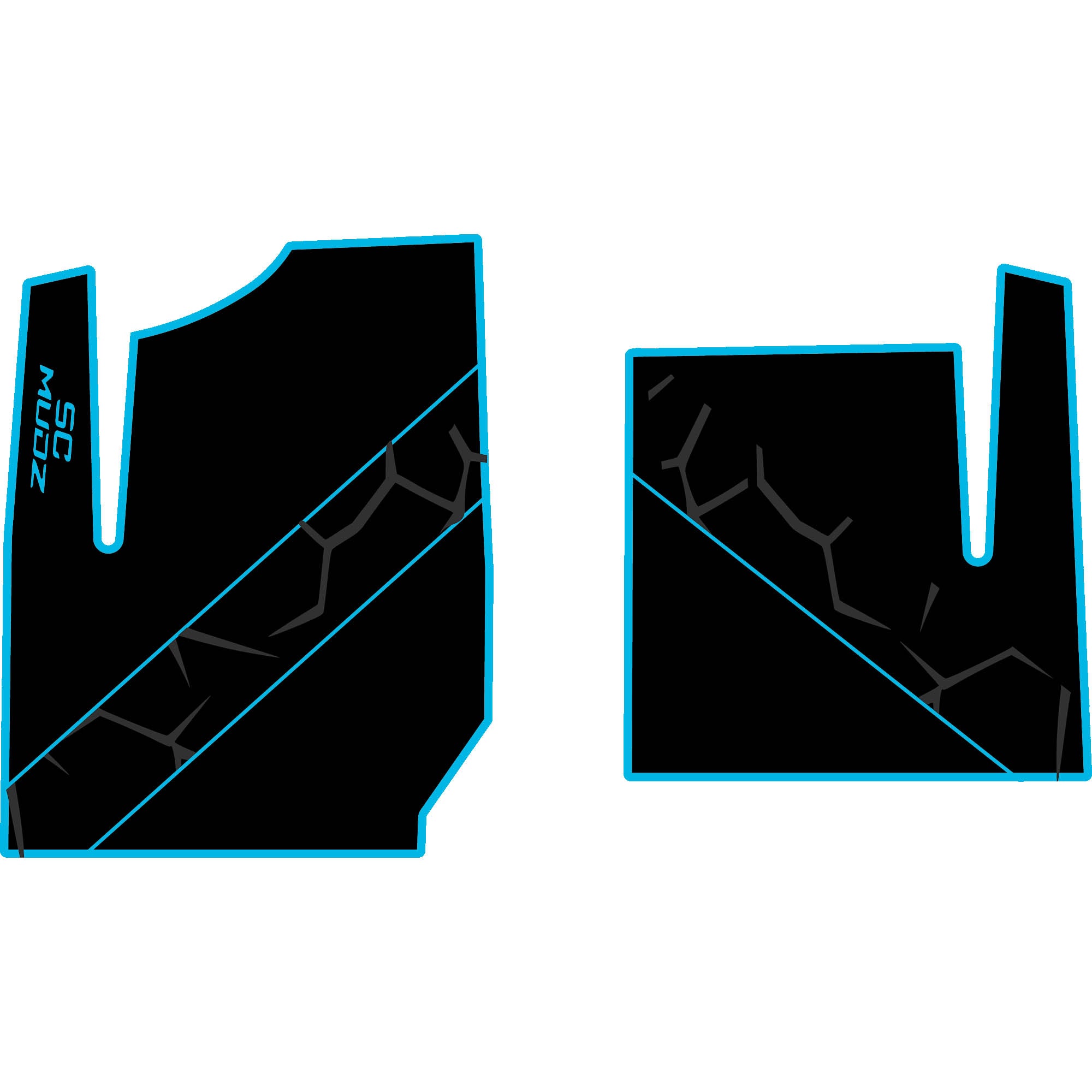 Polaris General - 2 Seat Floor Mats - OEM