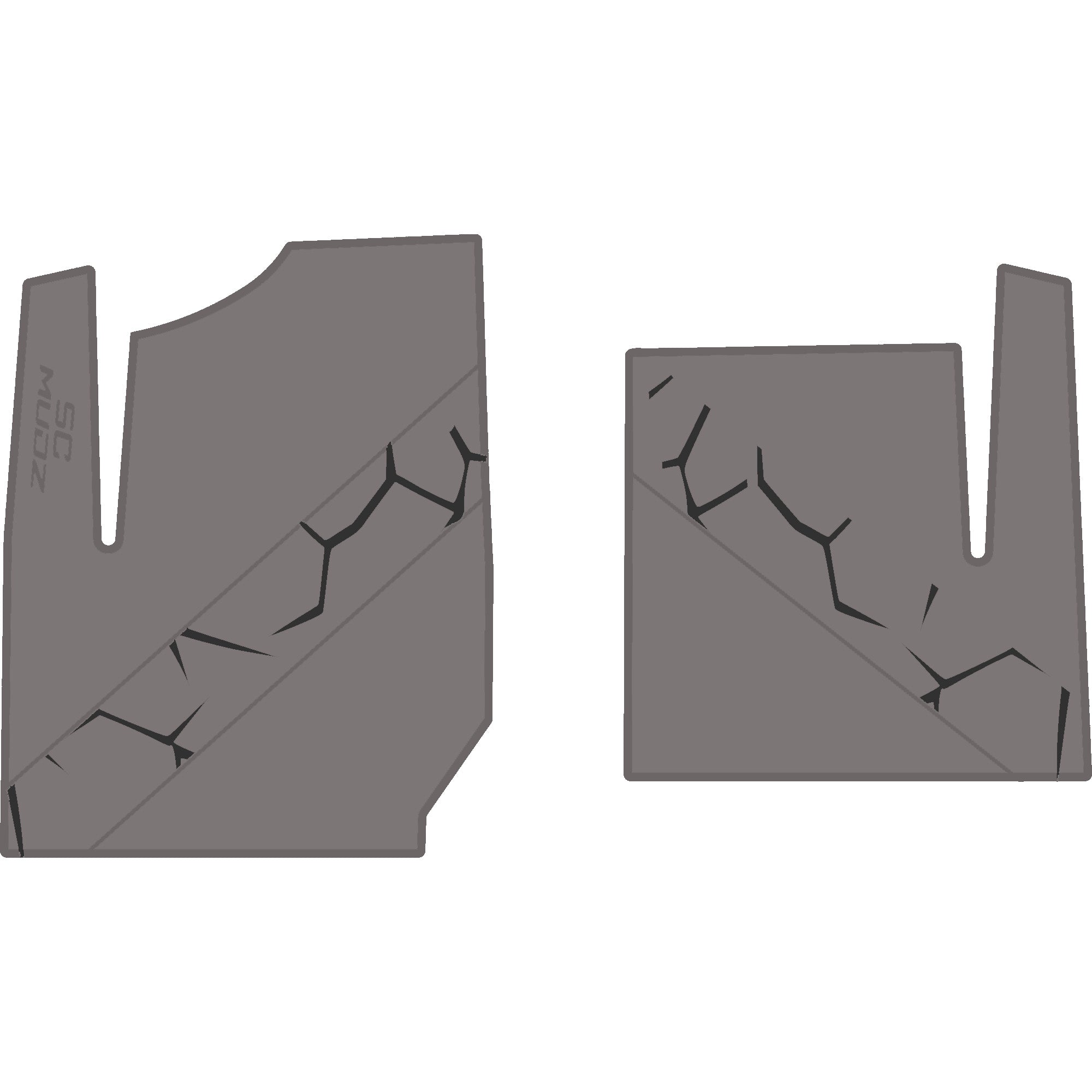 Polaris General - 2 Seat Floor Mats - OEM