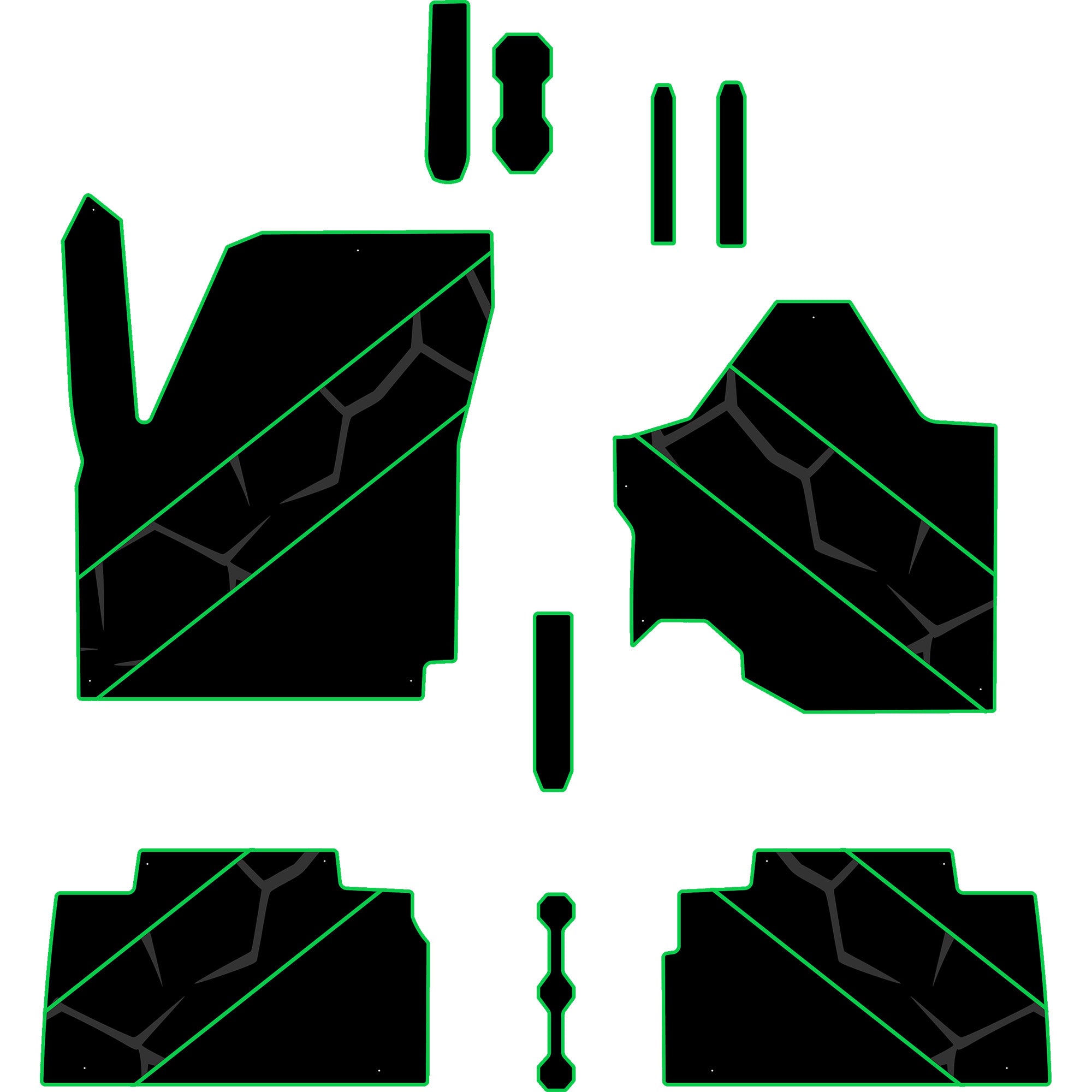 2024-2025 Can-Am Maverick R - 4 Seat Floor Mats - OEM