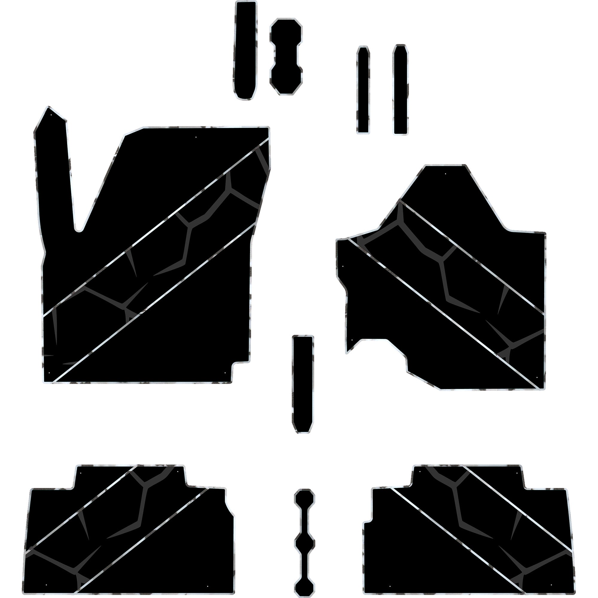 2024-2025 Can-Am Maverick R - 4 Seat Floor Mats - OEM