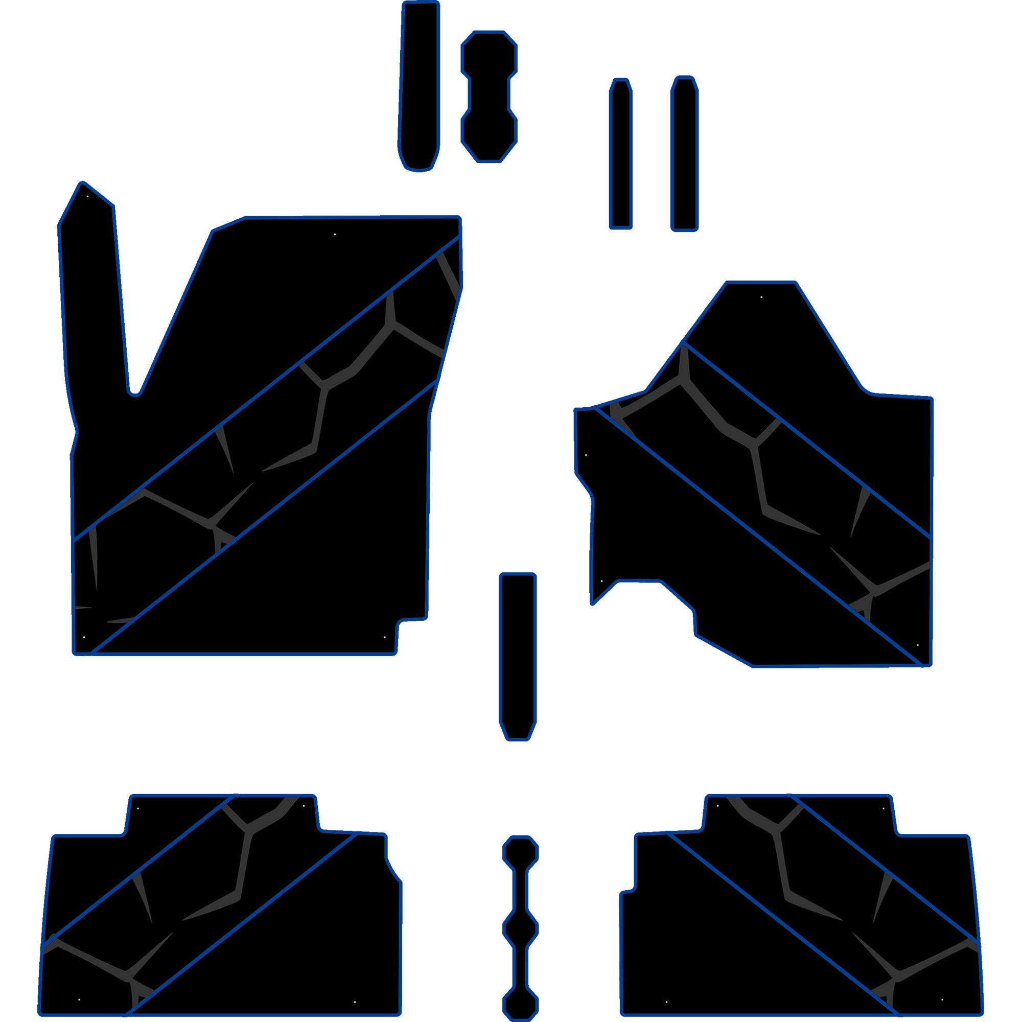 2024-2025 Can-Am Maverick R - 4 Seat Floor Mats - OEM