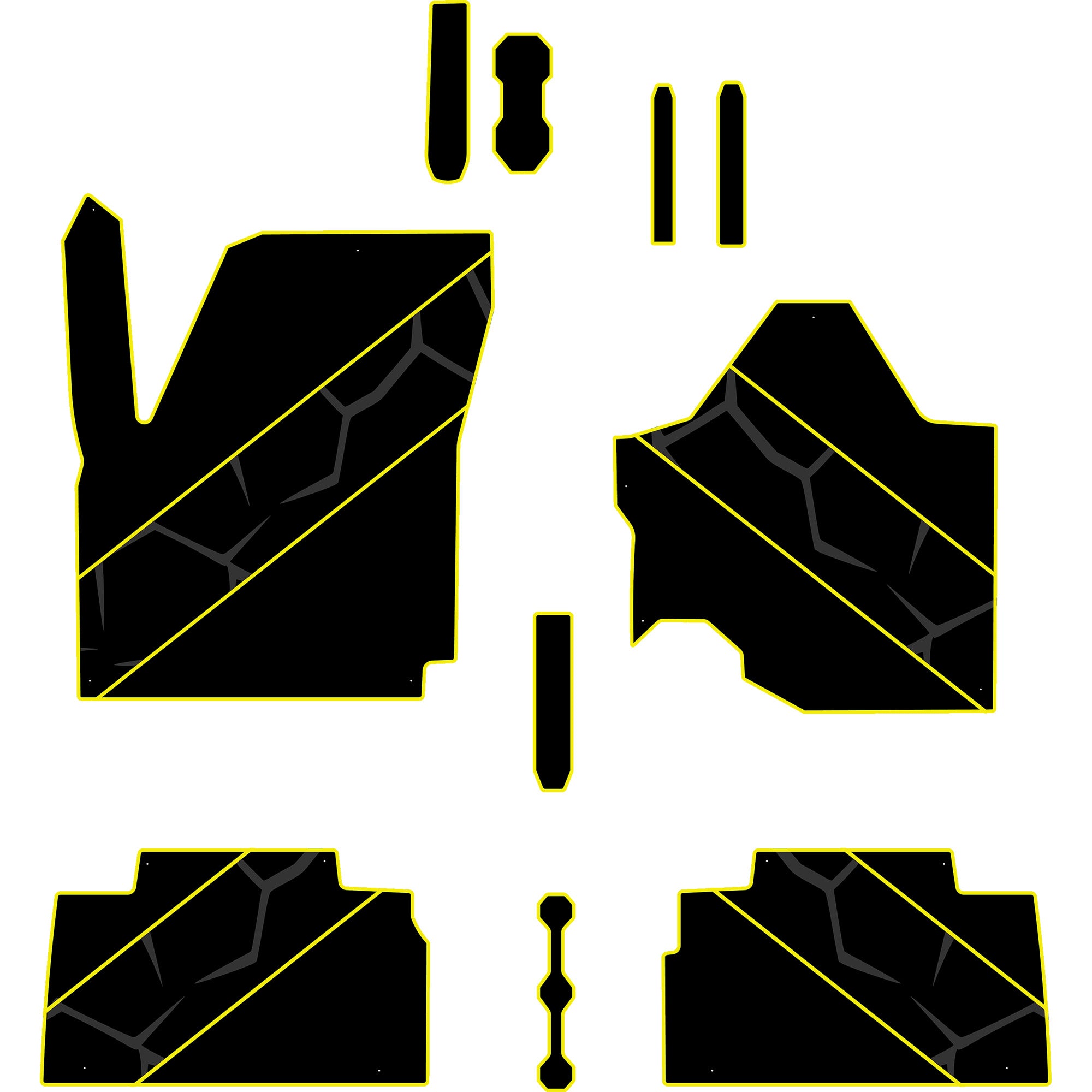 2024-2025 Can-Am Maverick R - 4 Seat Floor Mats - OEM