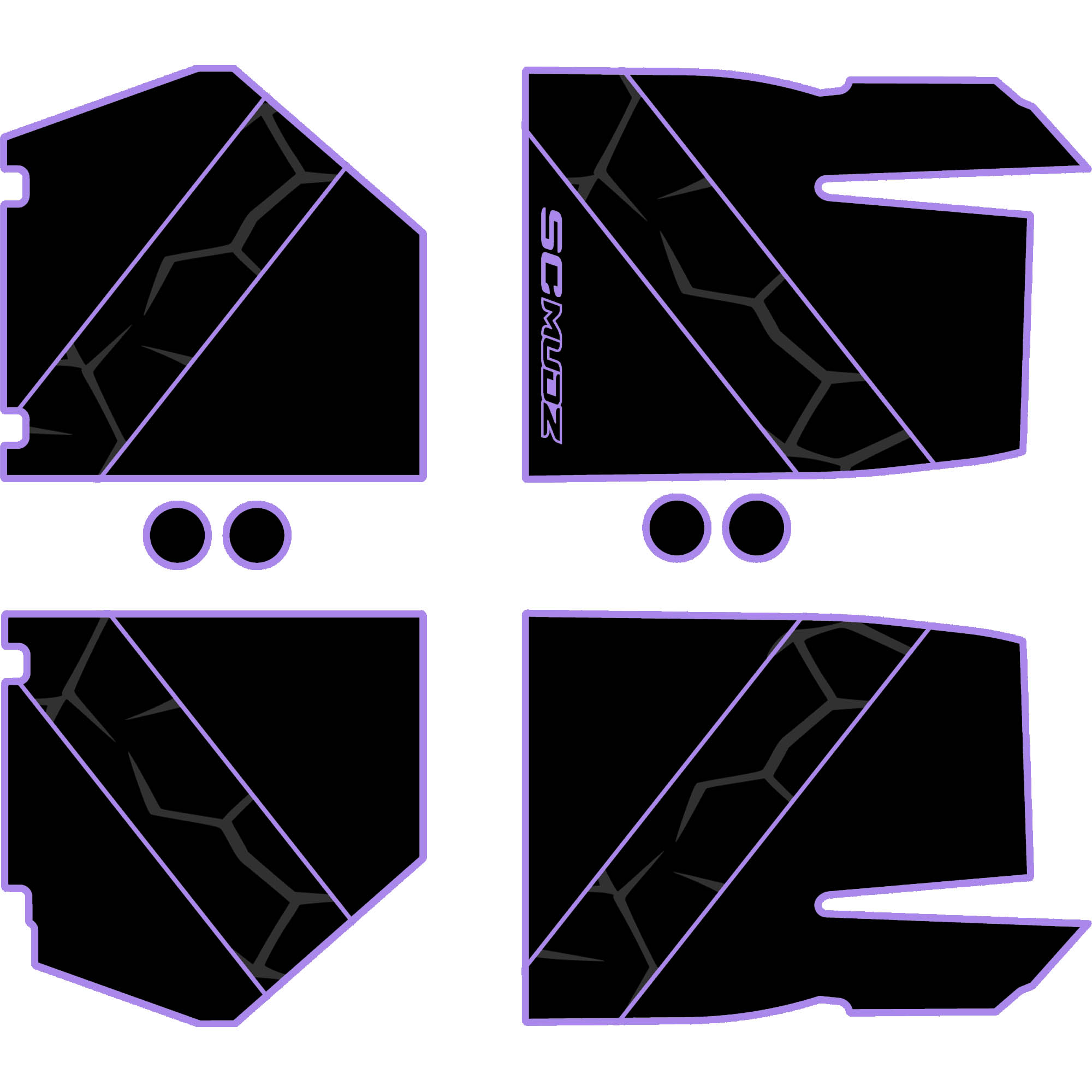 Speed UTV El Jefe - 4 Seat Floor Mats - OEM