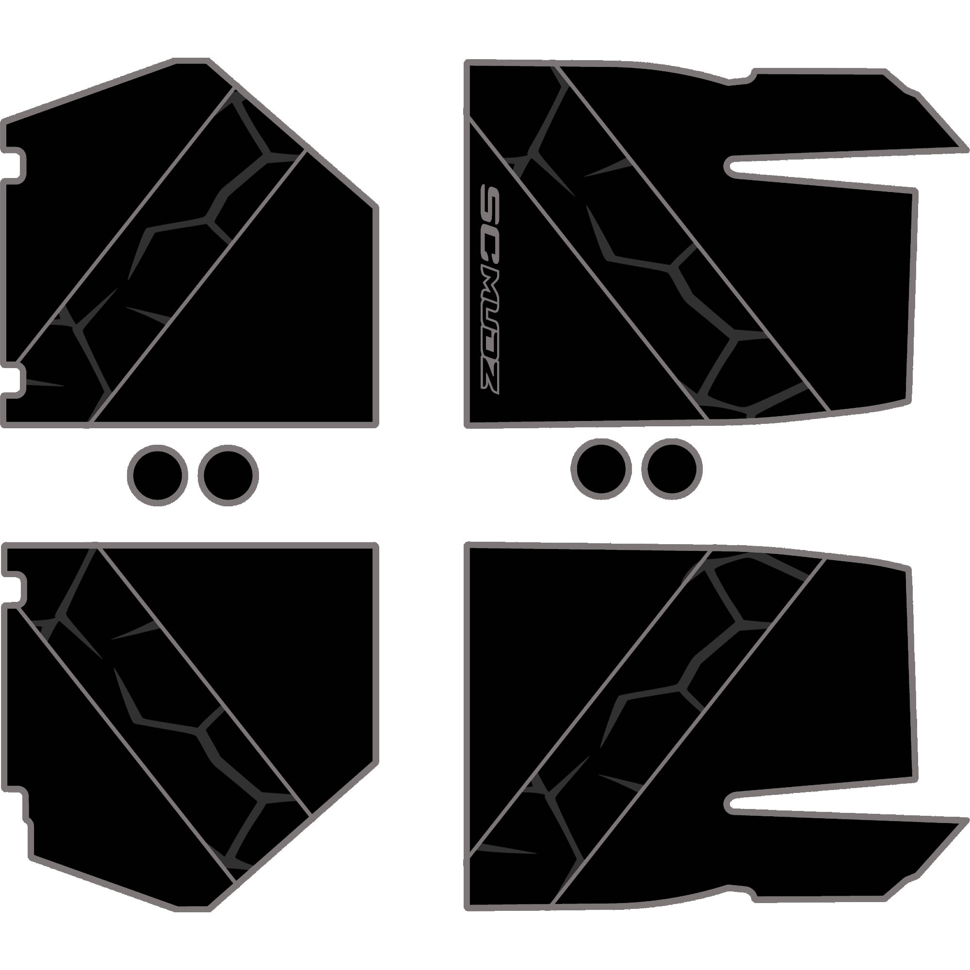 Speed UTV El Jefe - 4 Seat Floor Mats - OEM