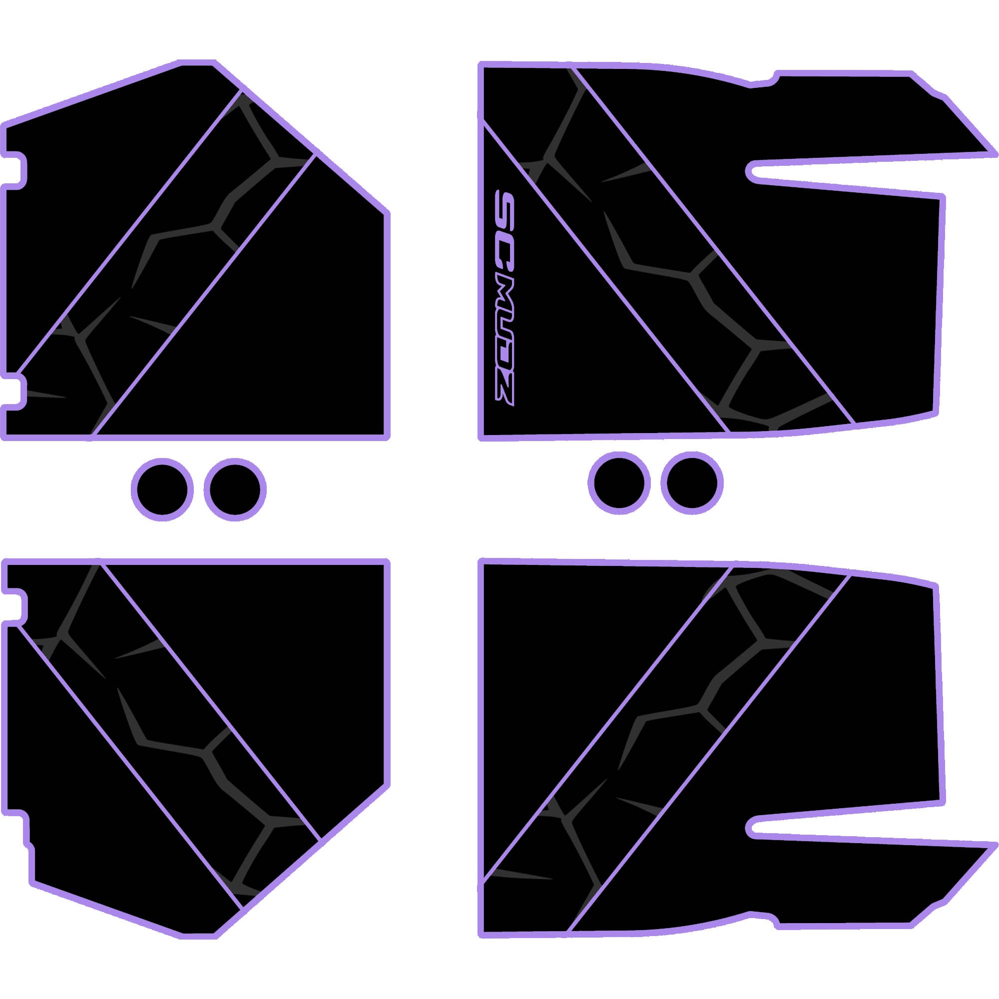 Speed UTV El Jefe - 4 Seat Floor Mats - OEM