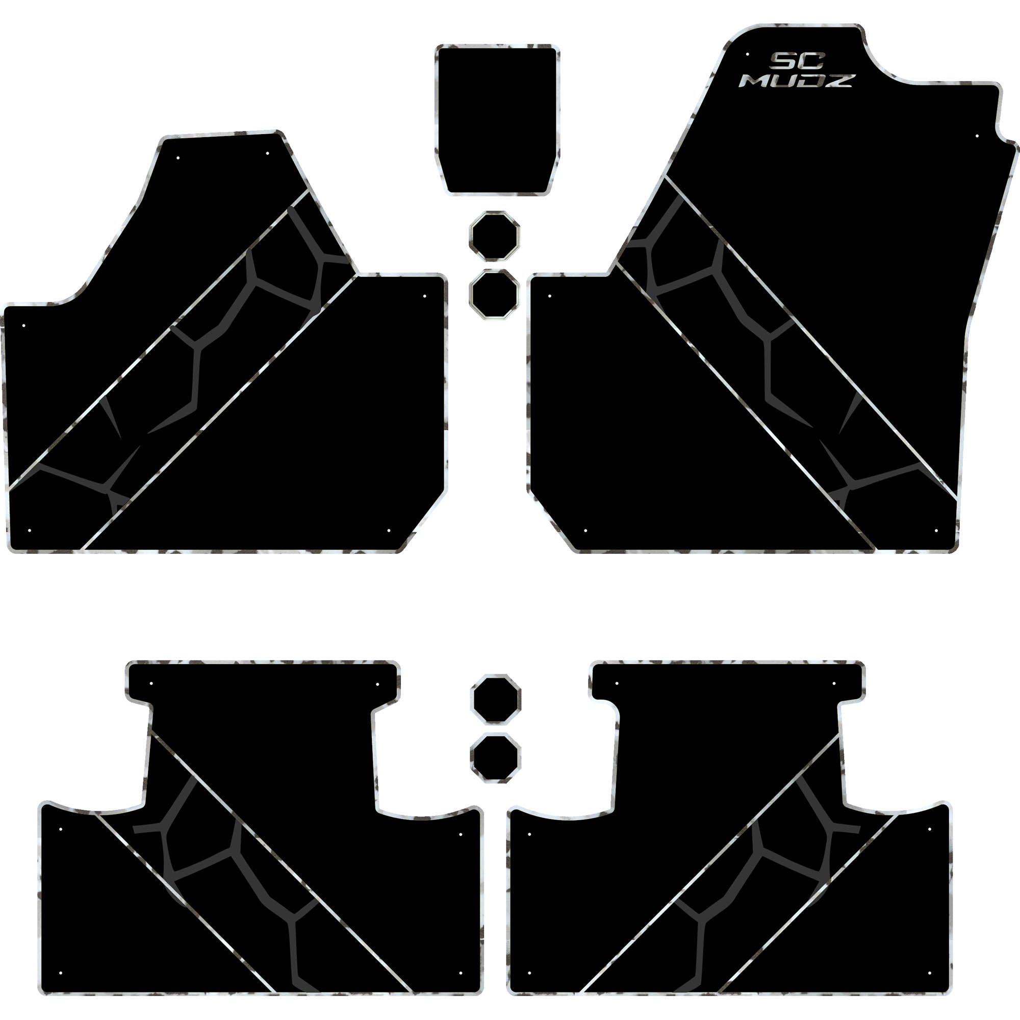 Can-Am Maverick X3 - 4 Seat Floor Mats - OEM