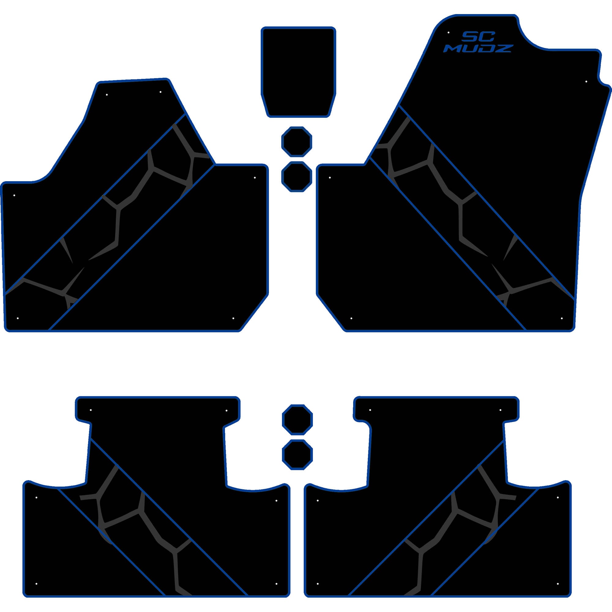 Can-Am Maverick X3 - 4 Seat Floor Mats - OEM