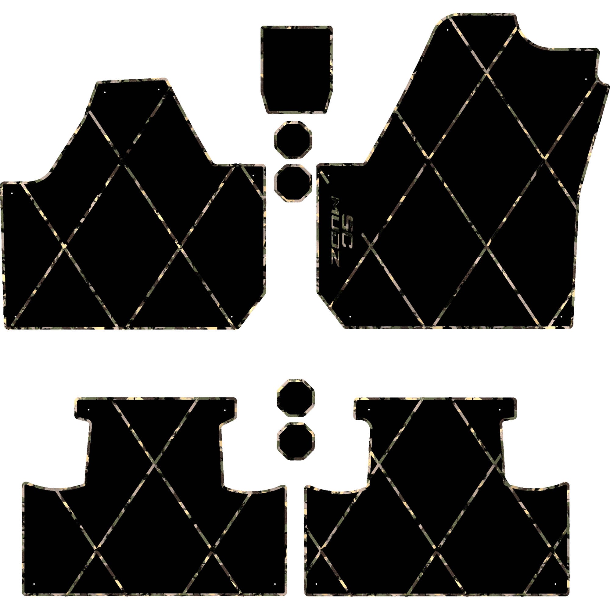 Can-Am Maverick X3 - 4 Seat Floor Mats - OEM