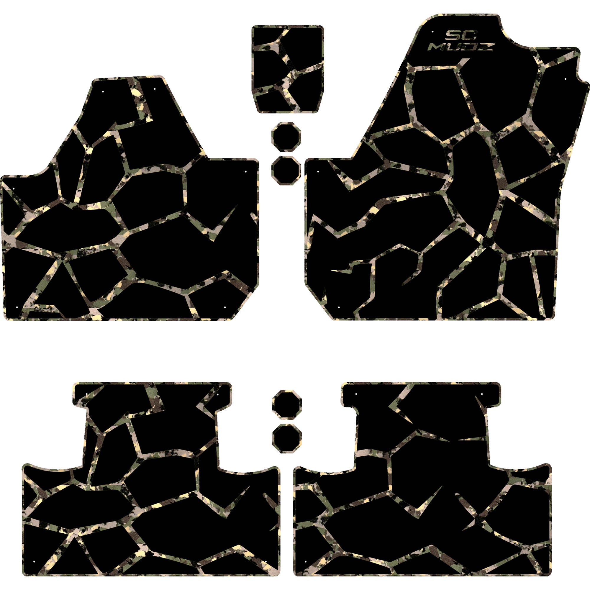 Can-Am Maverick X3 - 4 Seat Floor Mats - OEM