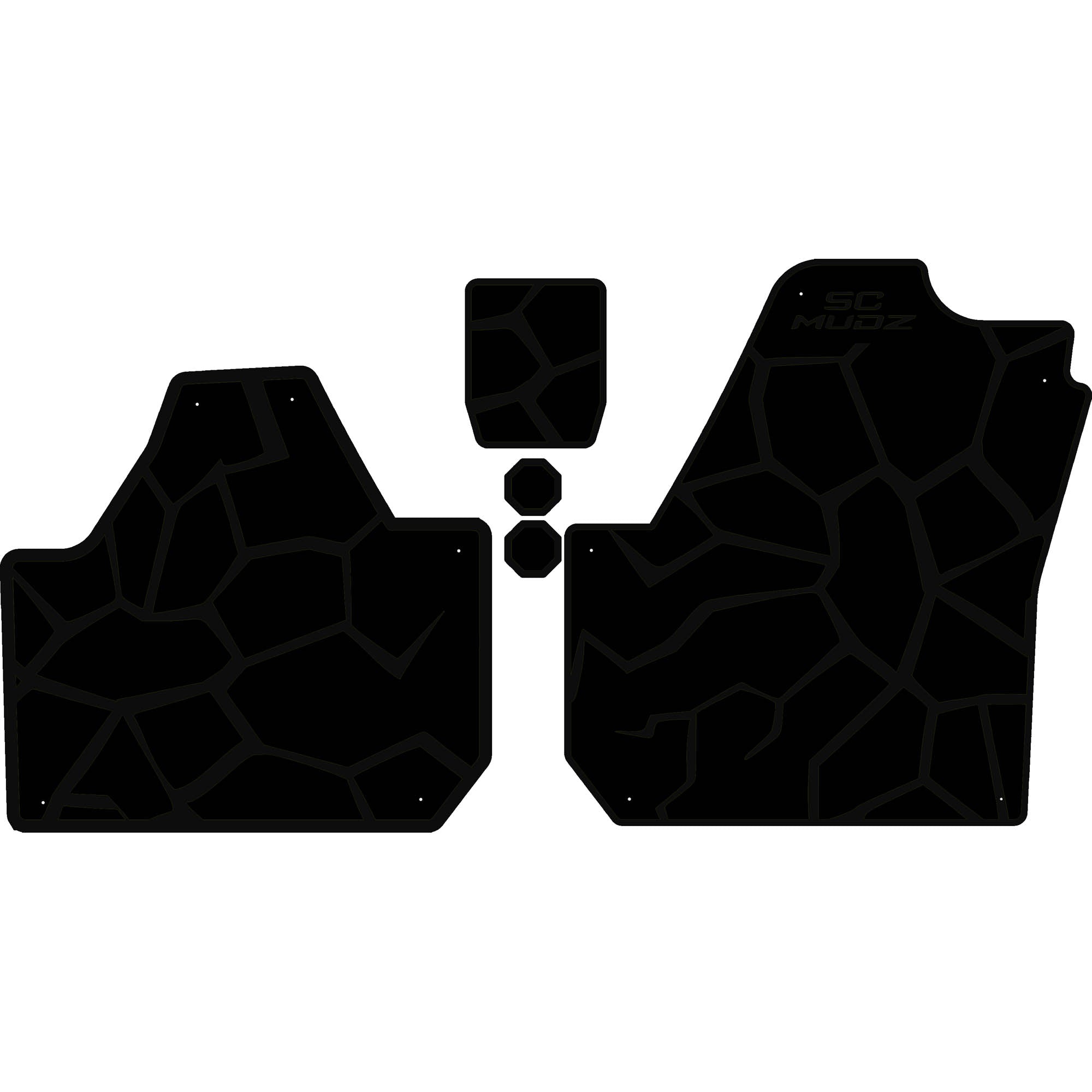 Can-Am Maverick X3 - 2 Seat Floor Mats - OEM