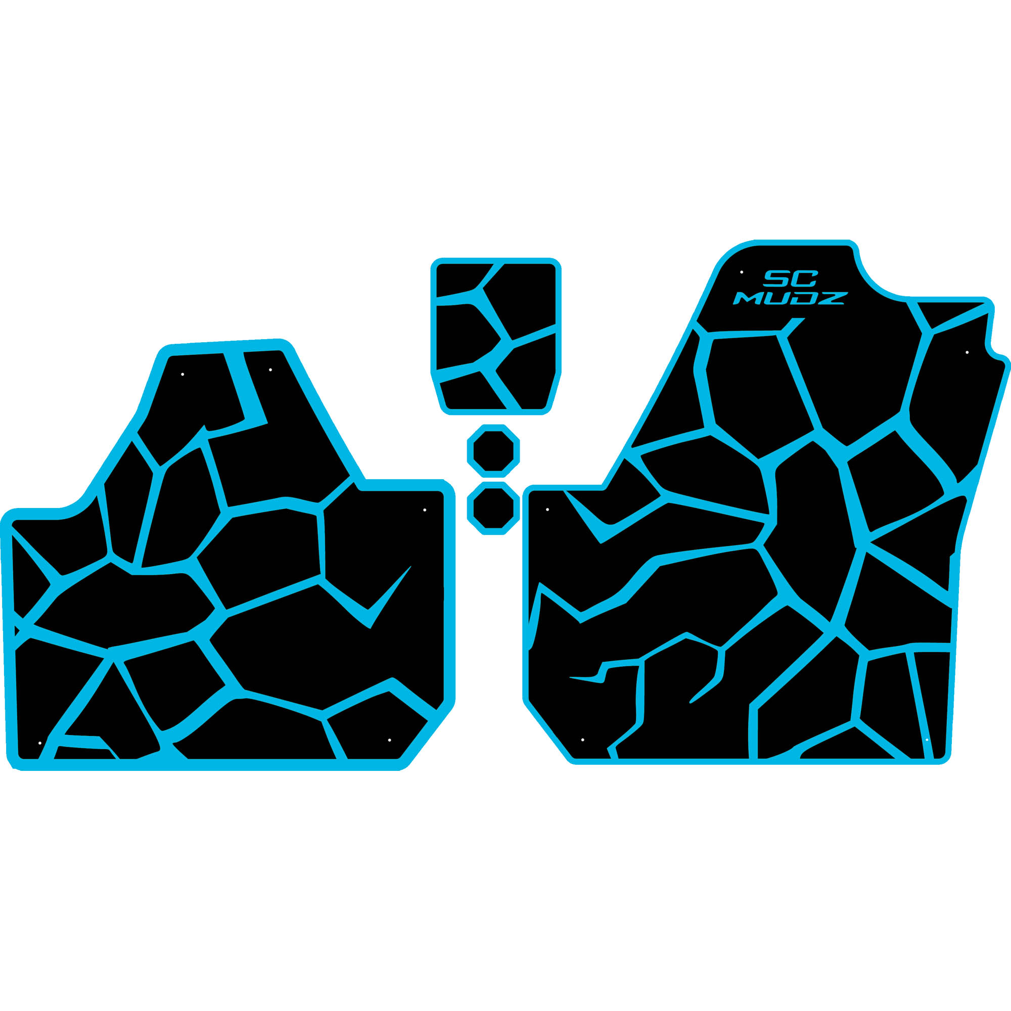 Can-Am Maverick X3 - 2 Seat Floor Mats - OEM