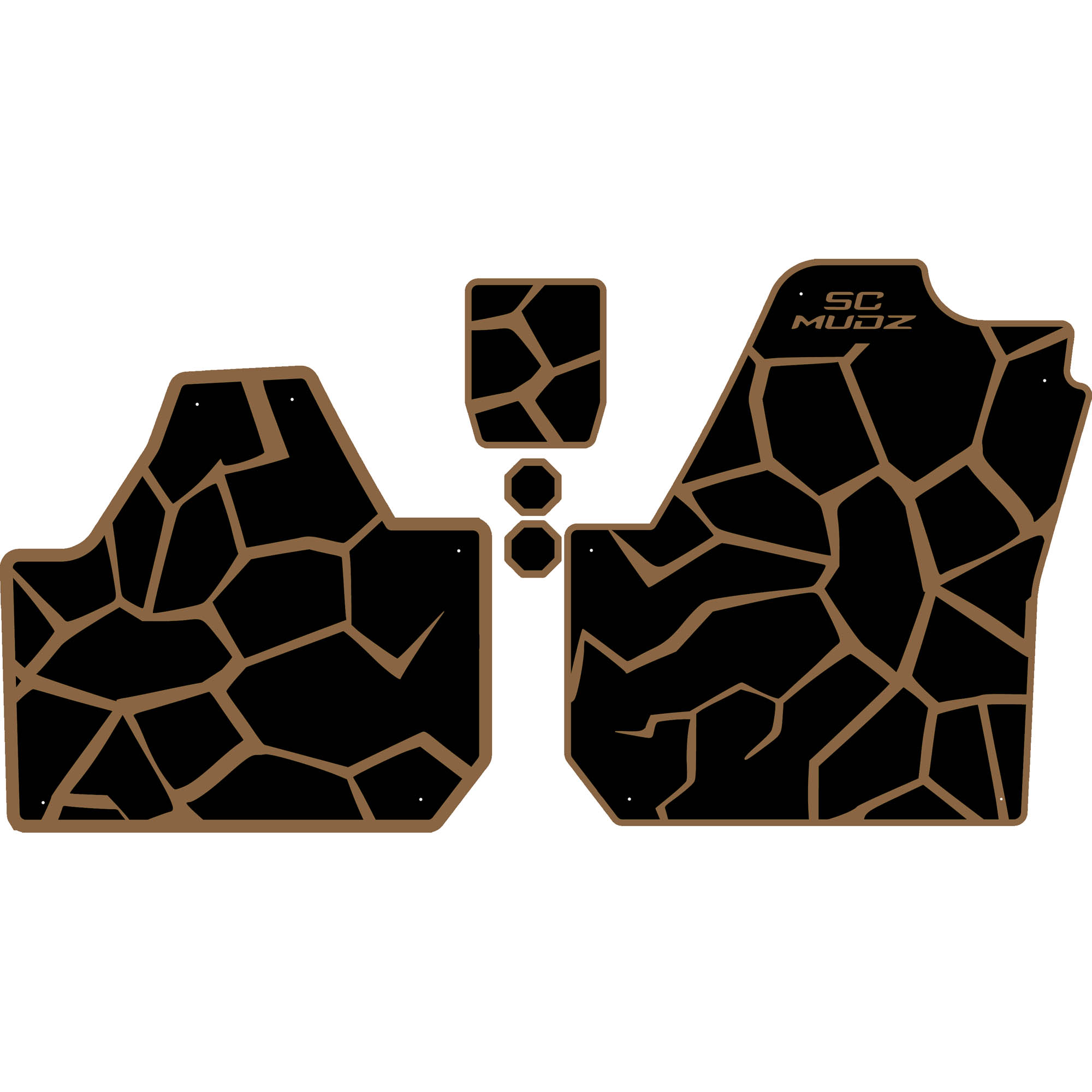 Can-Am Maverick X3 - 2 Seat Floor Mats - OEM