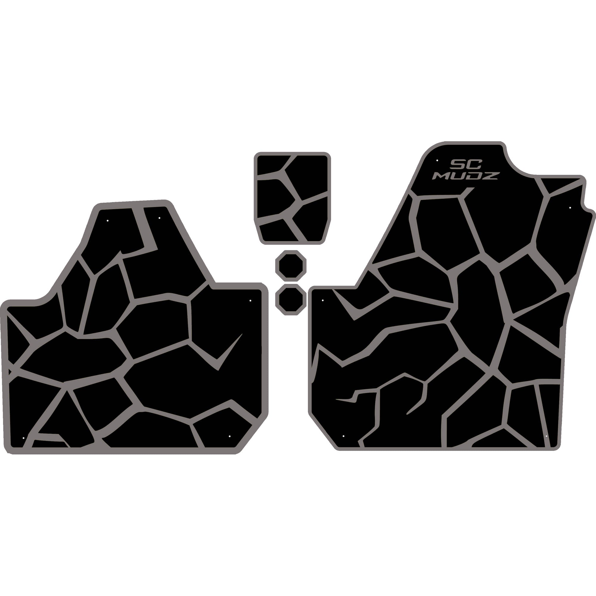 Can-Am Maverick X3 - 2 Seat Floor Mats - OEM