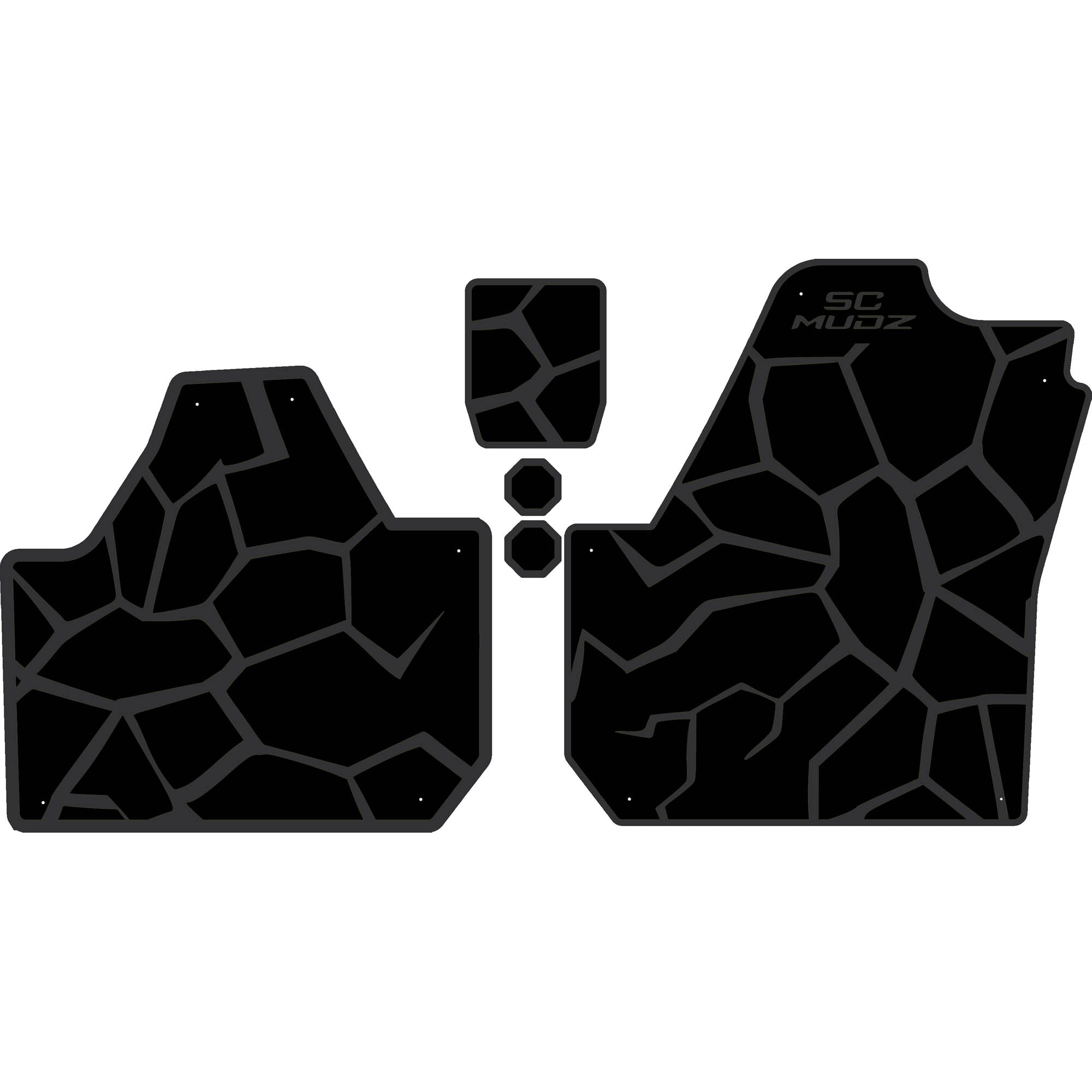 Can-Am Maverick X3 - 2 Seat Floor Mats - OEM