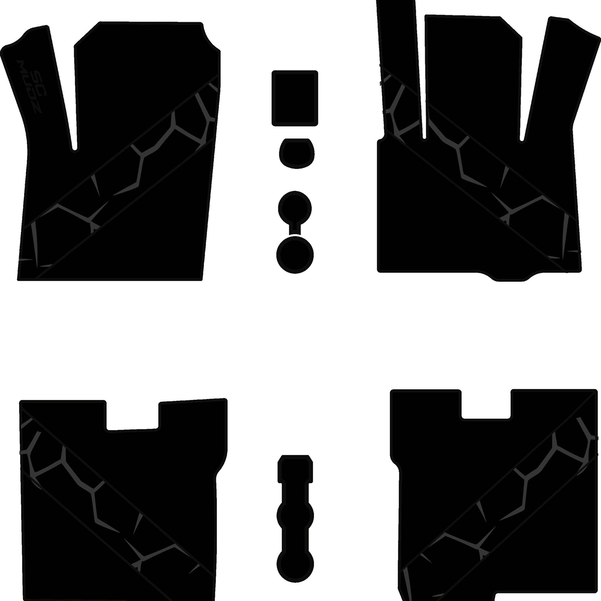 2022-2026 Polaris RZR Pro R - 4 Seat Floor Mats - OEM