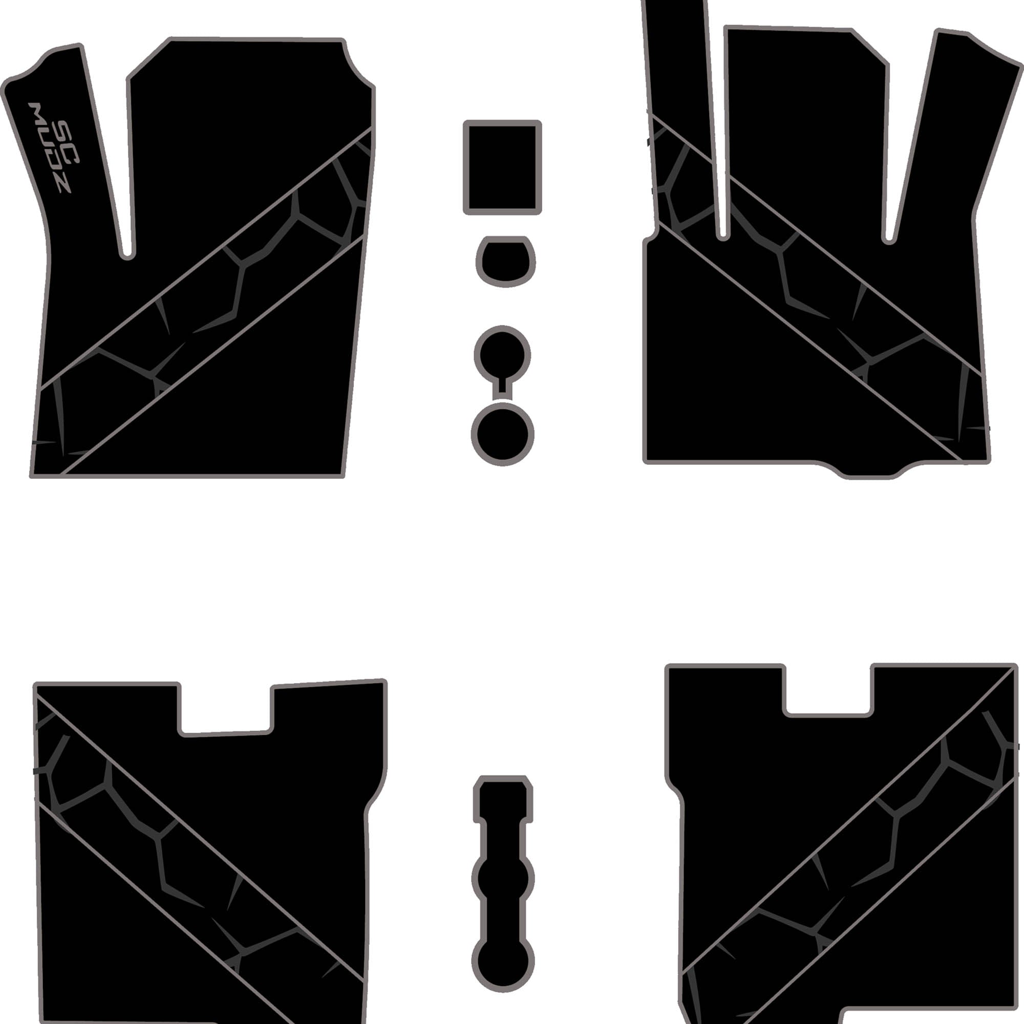 2022-2026 Polaris RZR Pro R - 4 Seat Floor Mats - OEM