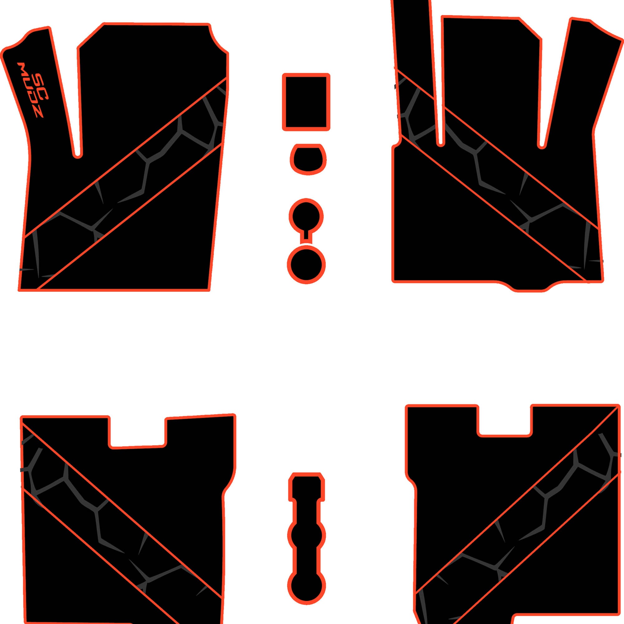 2022-2026 Polaris RZR Pro R - 4 Seat Floor Mats - OEM