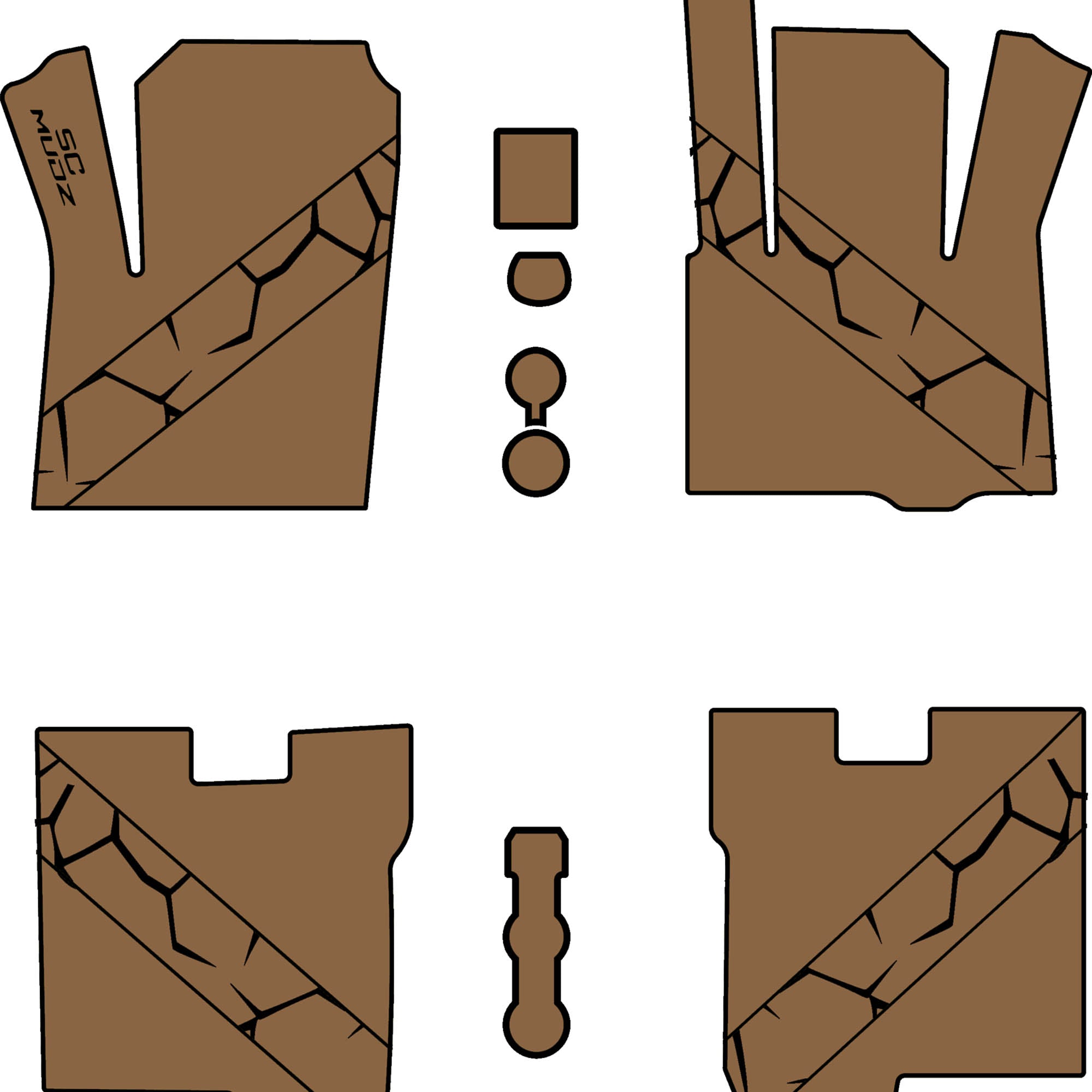 2022-2026 Polaris RZR Pro R - 4 Seat Floor Mats - OEM