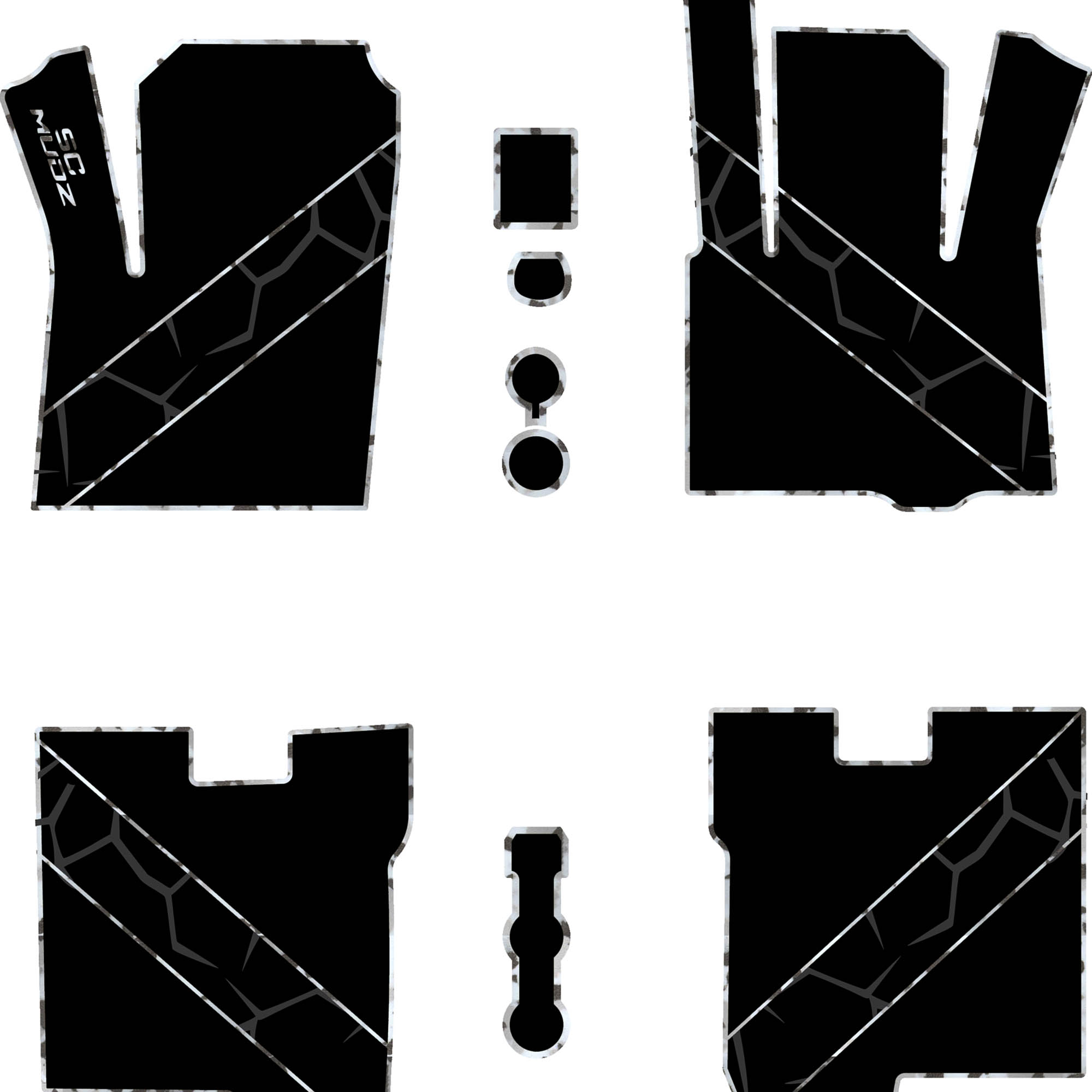 2022-2026 Polaris RZR Pro R - 4 Seat Floor Mats - OEM